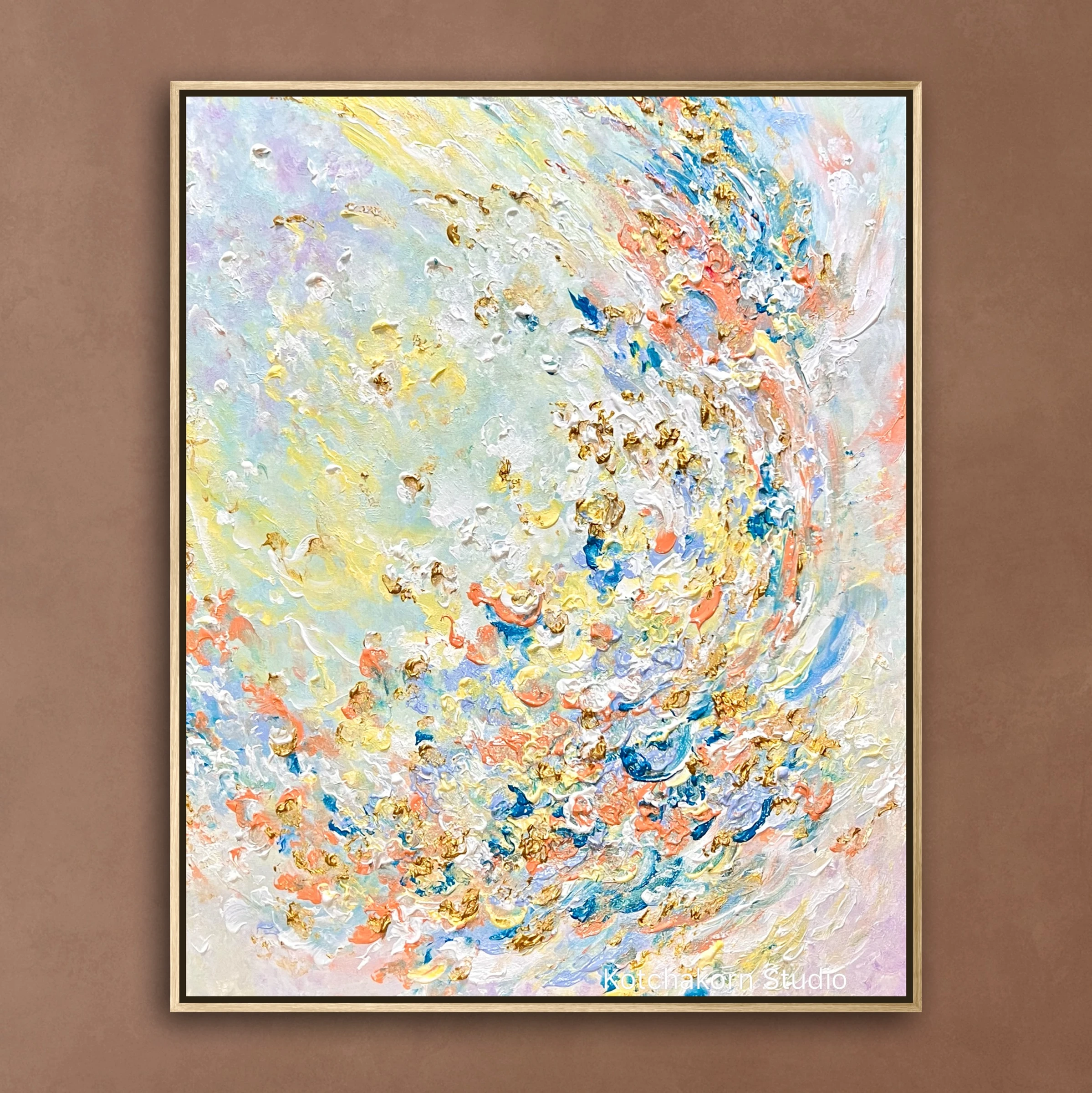 The Bloom of the Lotus Flowers (100x80cm)
