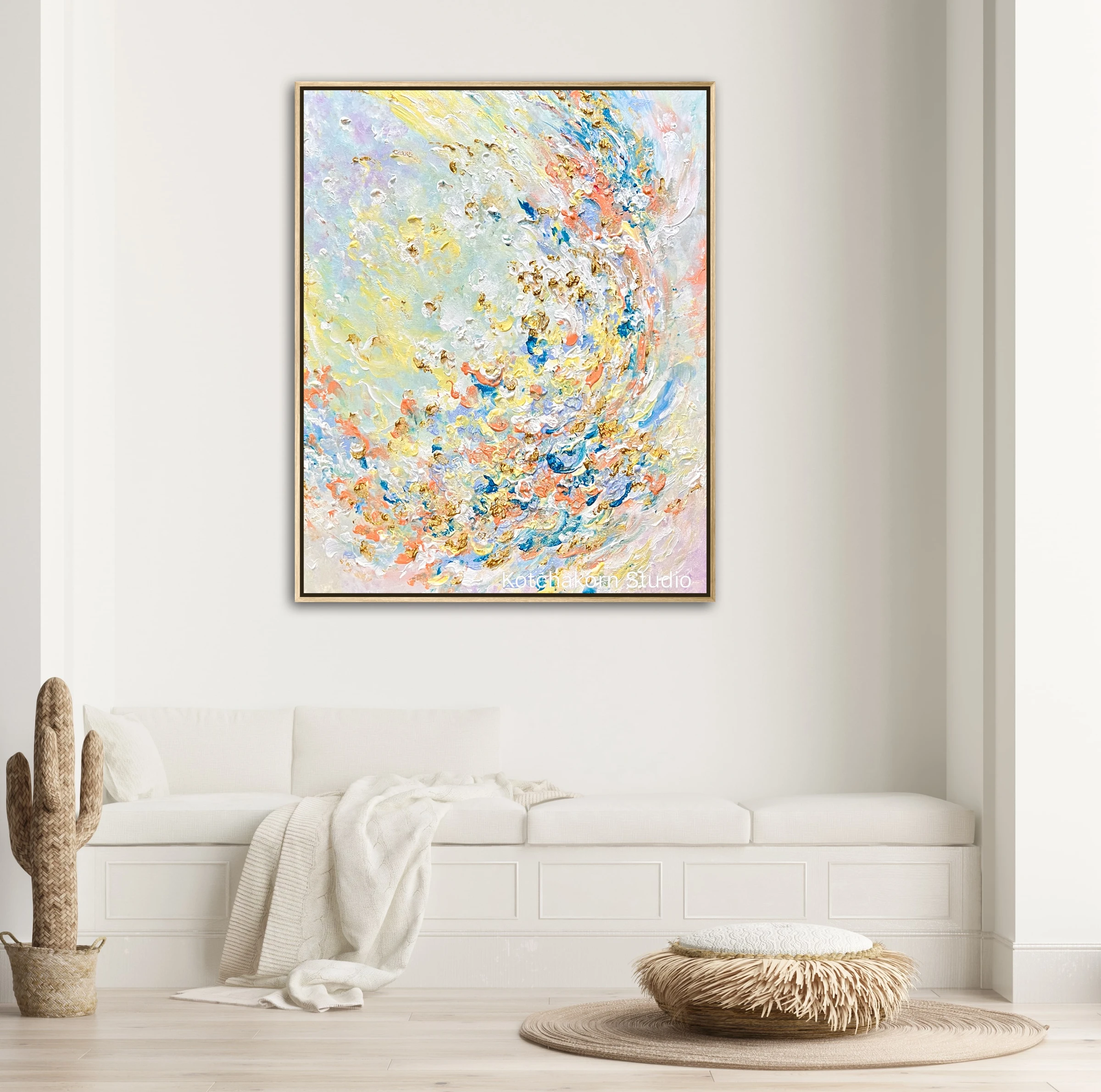 The Bloom of the Lotus Flowers (100x80cm)