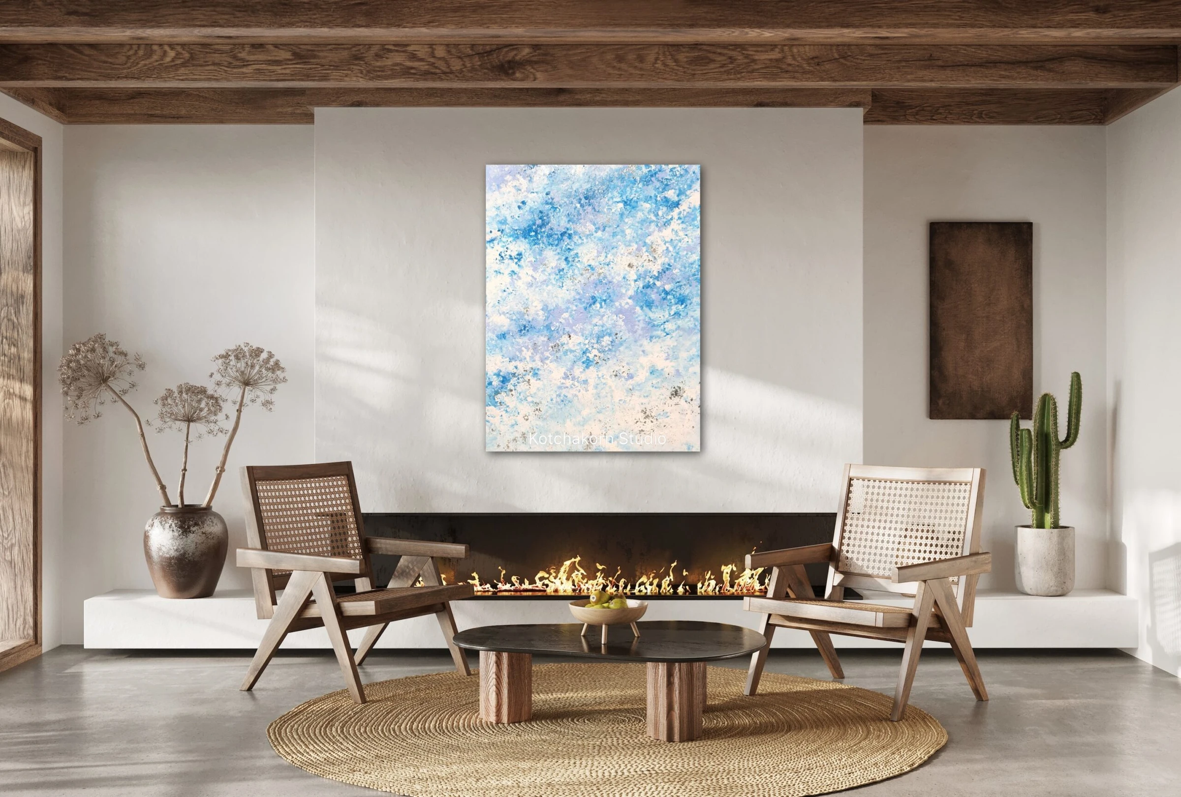 Happiness In Blue (80x60cm)