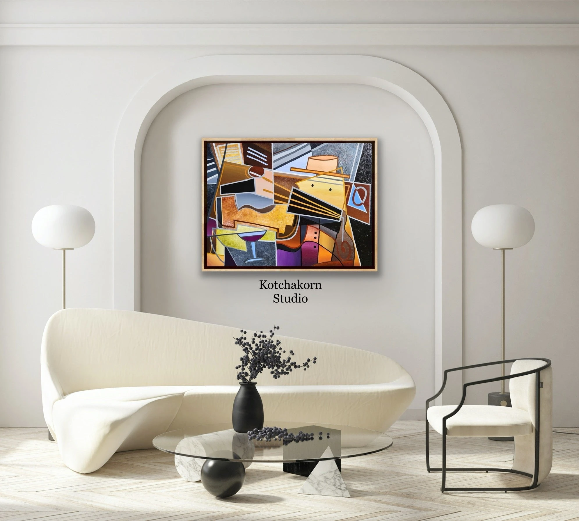 Harmonious Night (80x60cm)