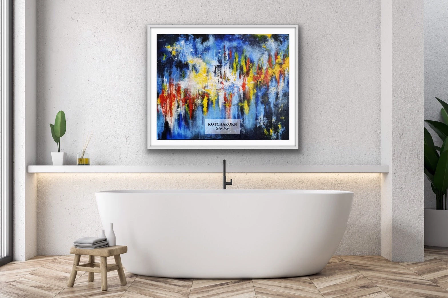 The Midnight Rise (100x80cm)