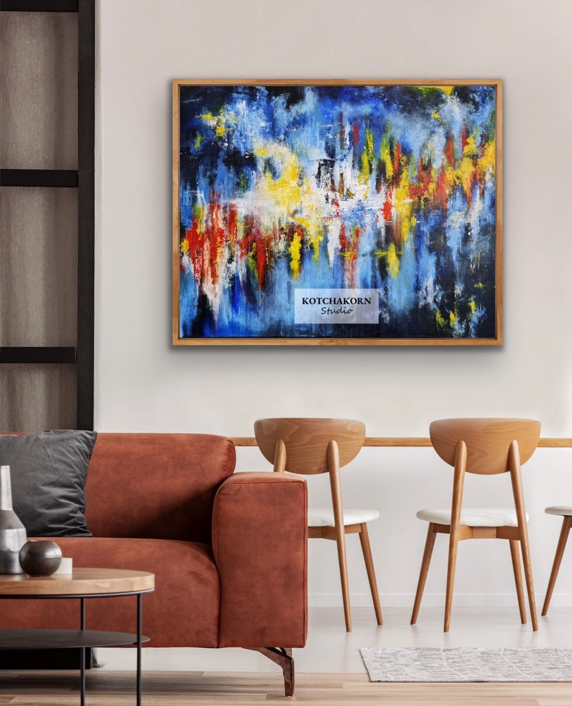 The Midnight Rise (100x80cm)