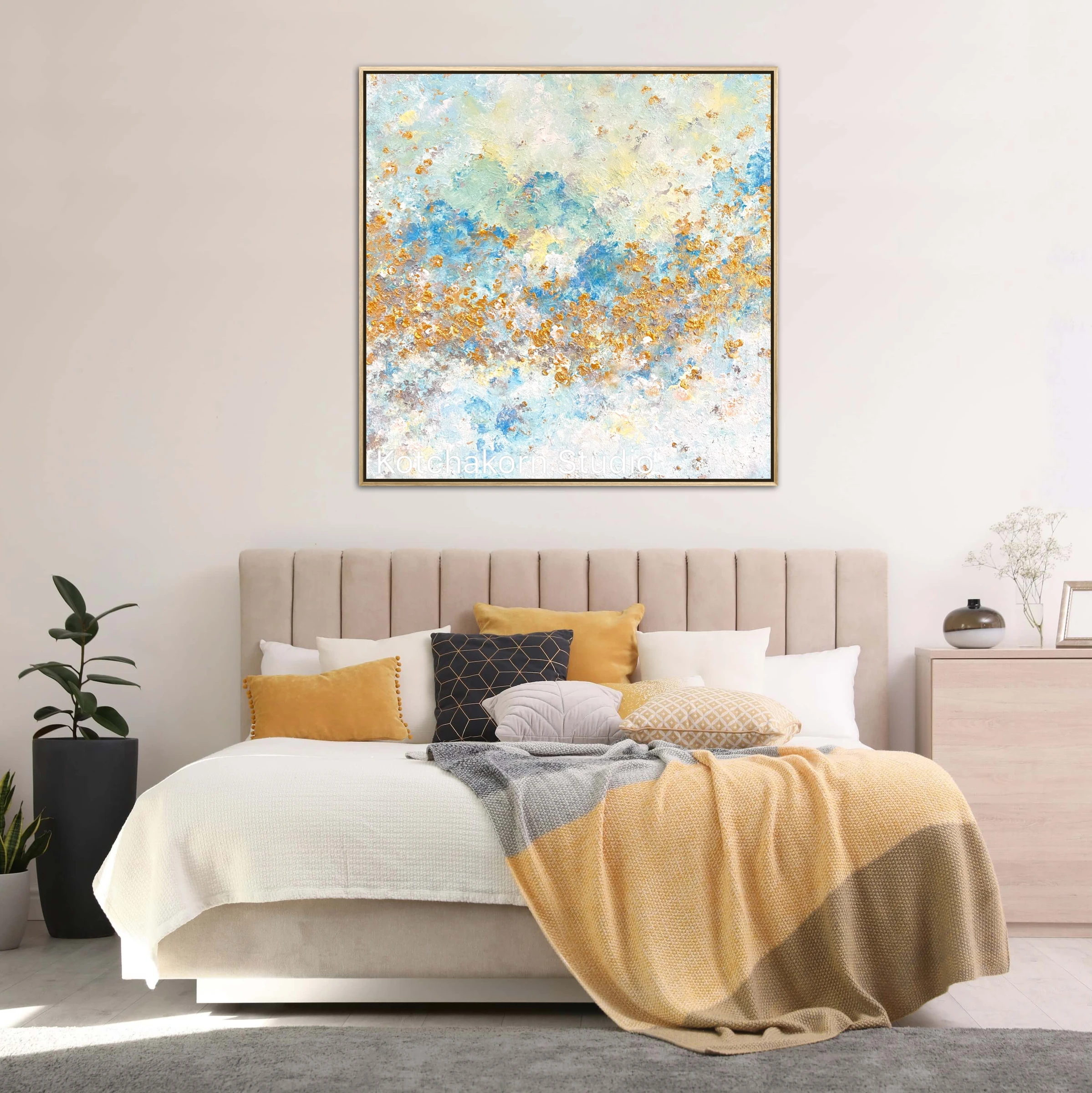 The Golden Rise (100x100cm)
