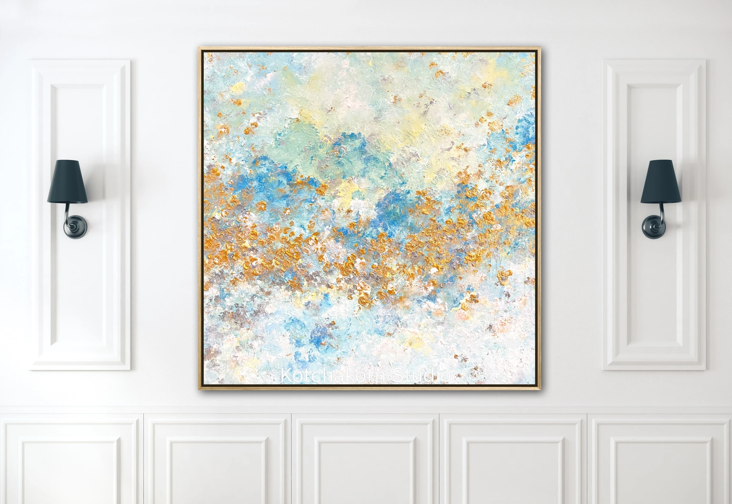 The Golden Rise (100x100cm)