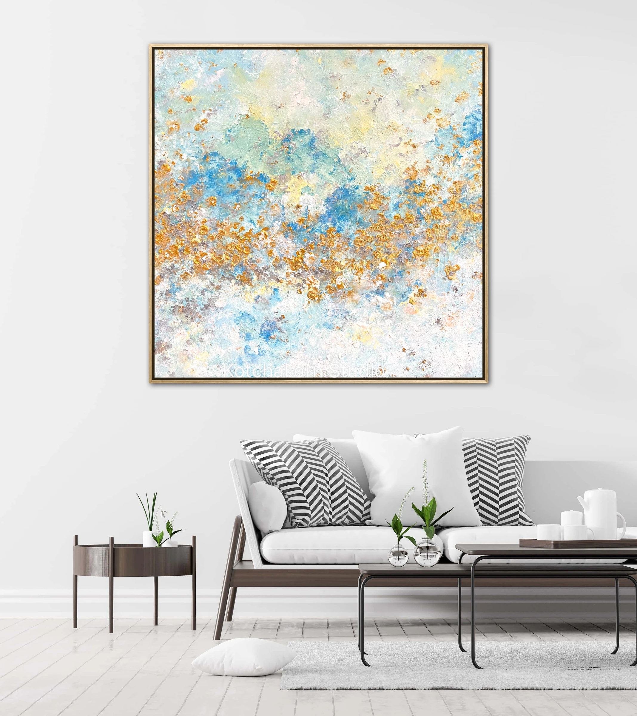 The Golden Rise (100x100cm)