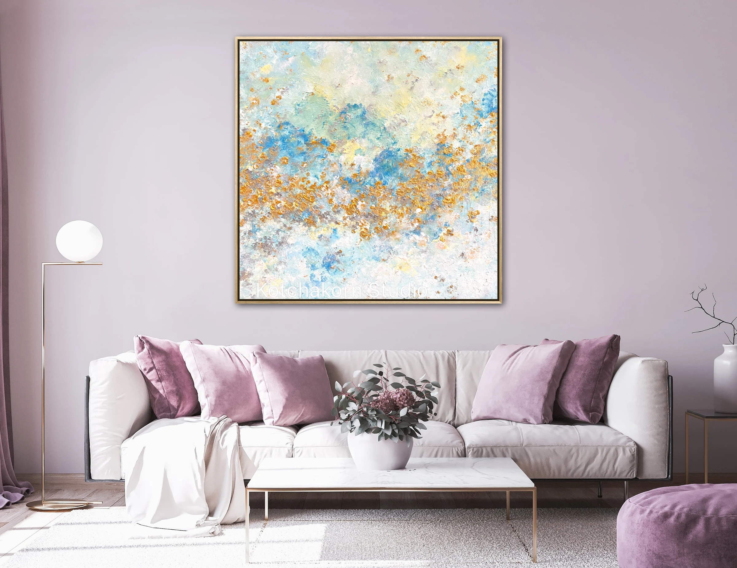 The Golden Rise (100x100cm)