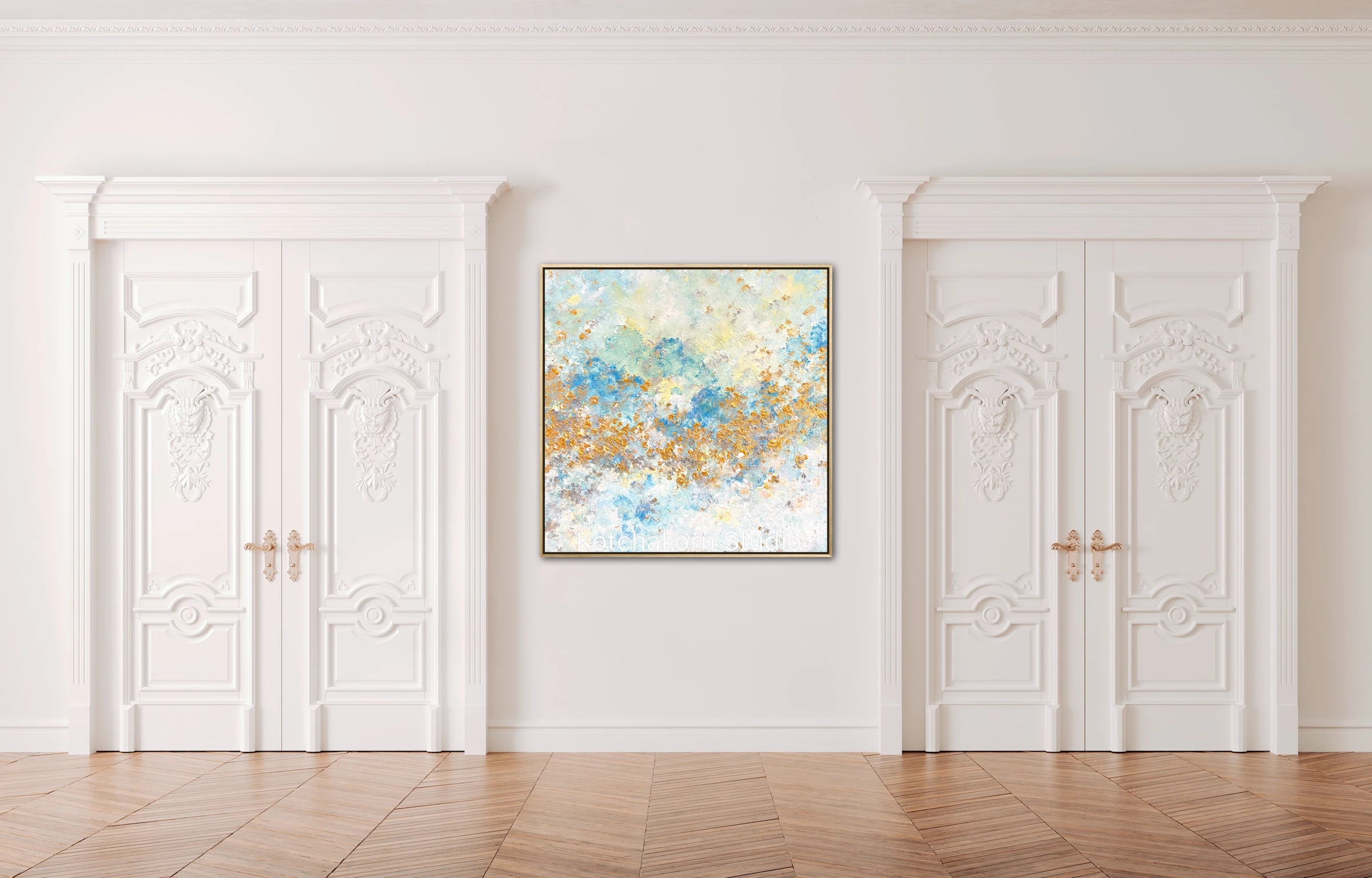 The Golden Rise (100x100cm)