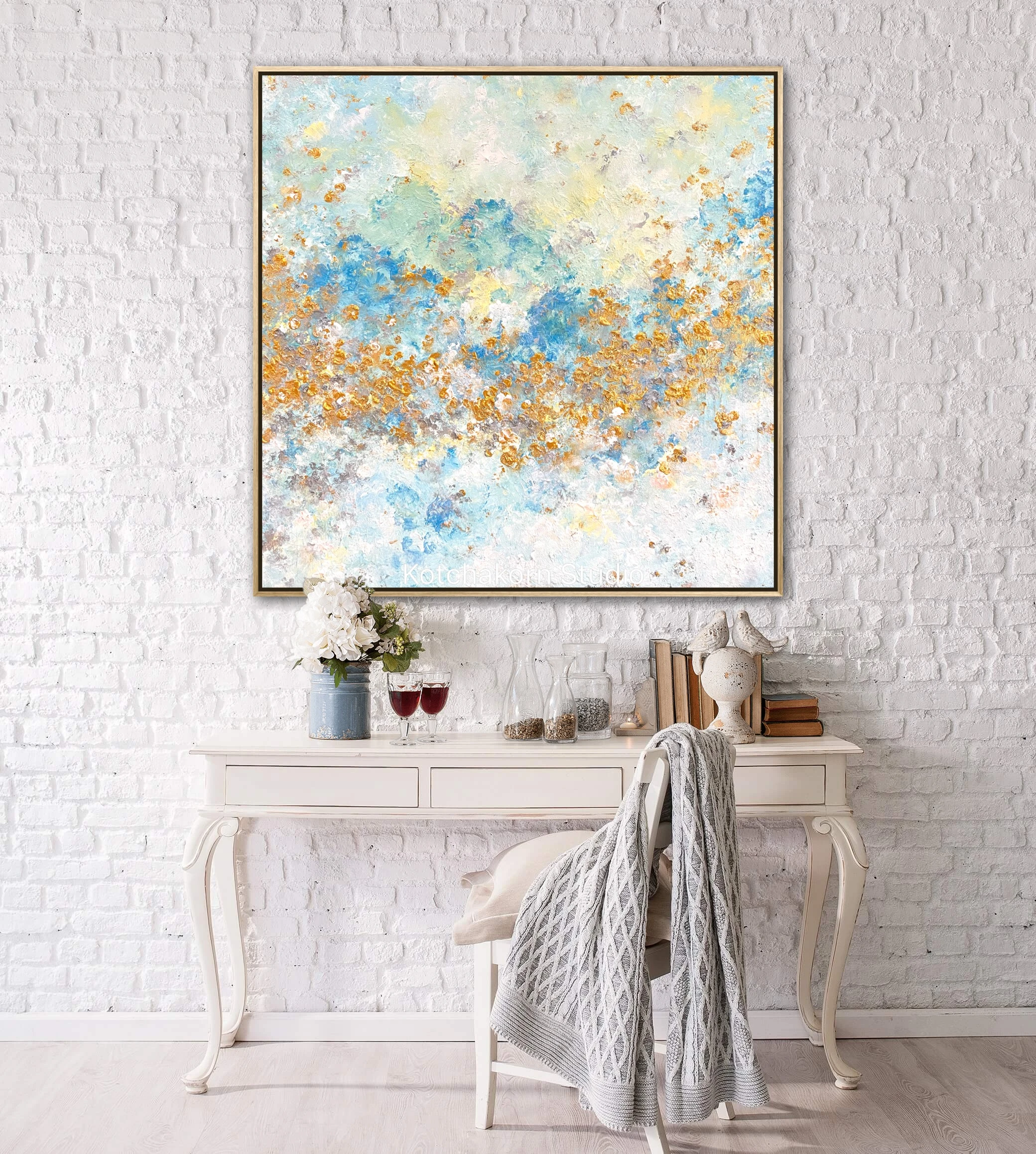 The Golden Rise (100x100cm)