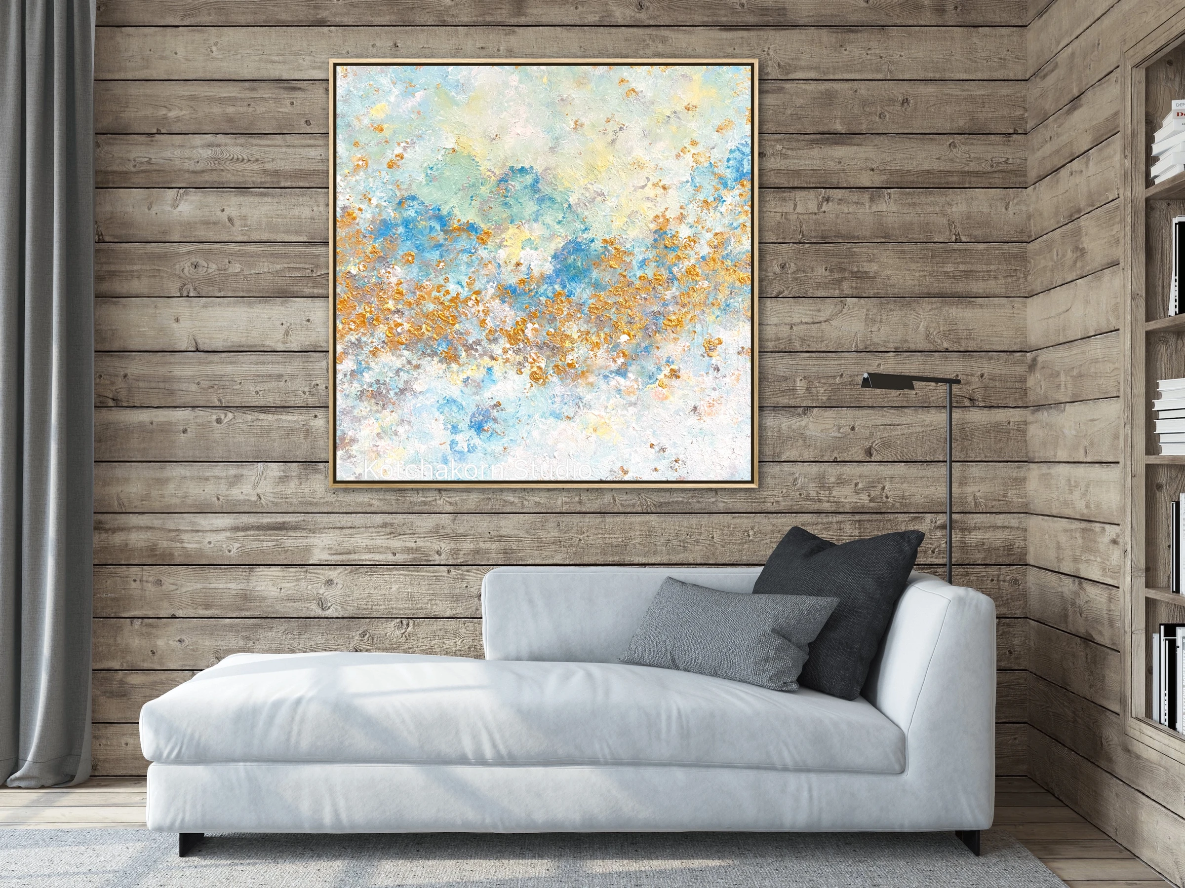 The Golden Rise (100x100cm)