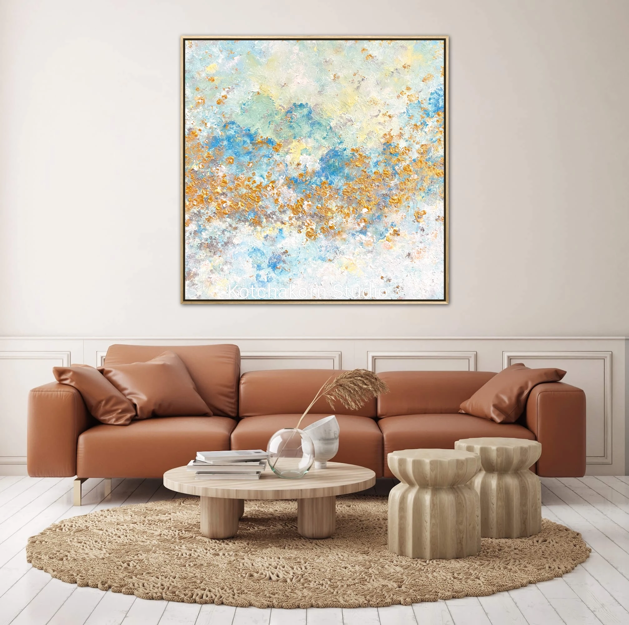 The Golden Rise (100x100cm)