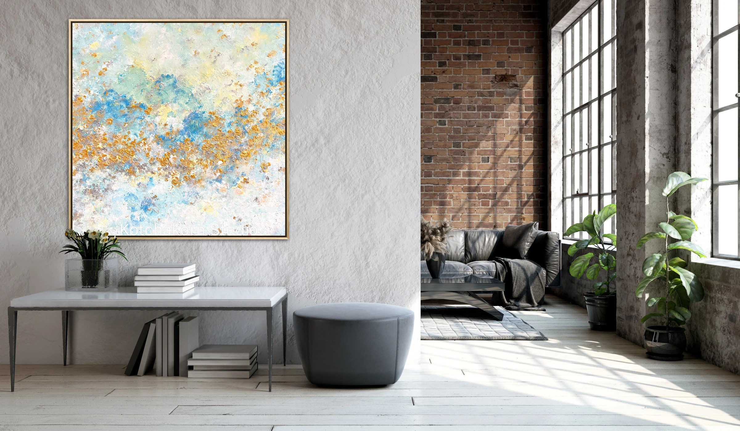The Golden Rise (100x100cm)