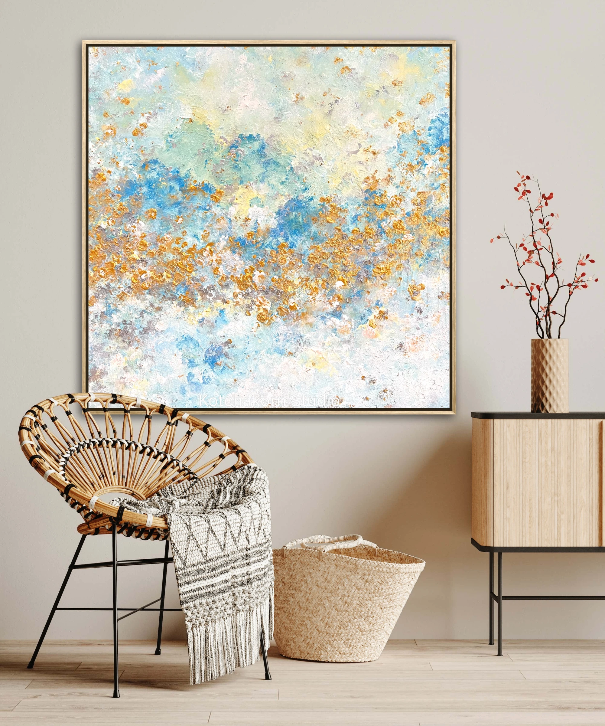 The Golden Rise (100x100cm)