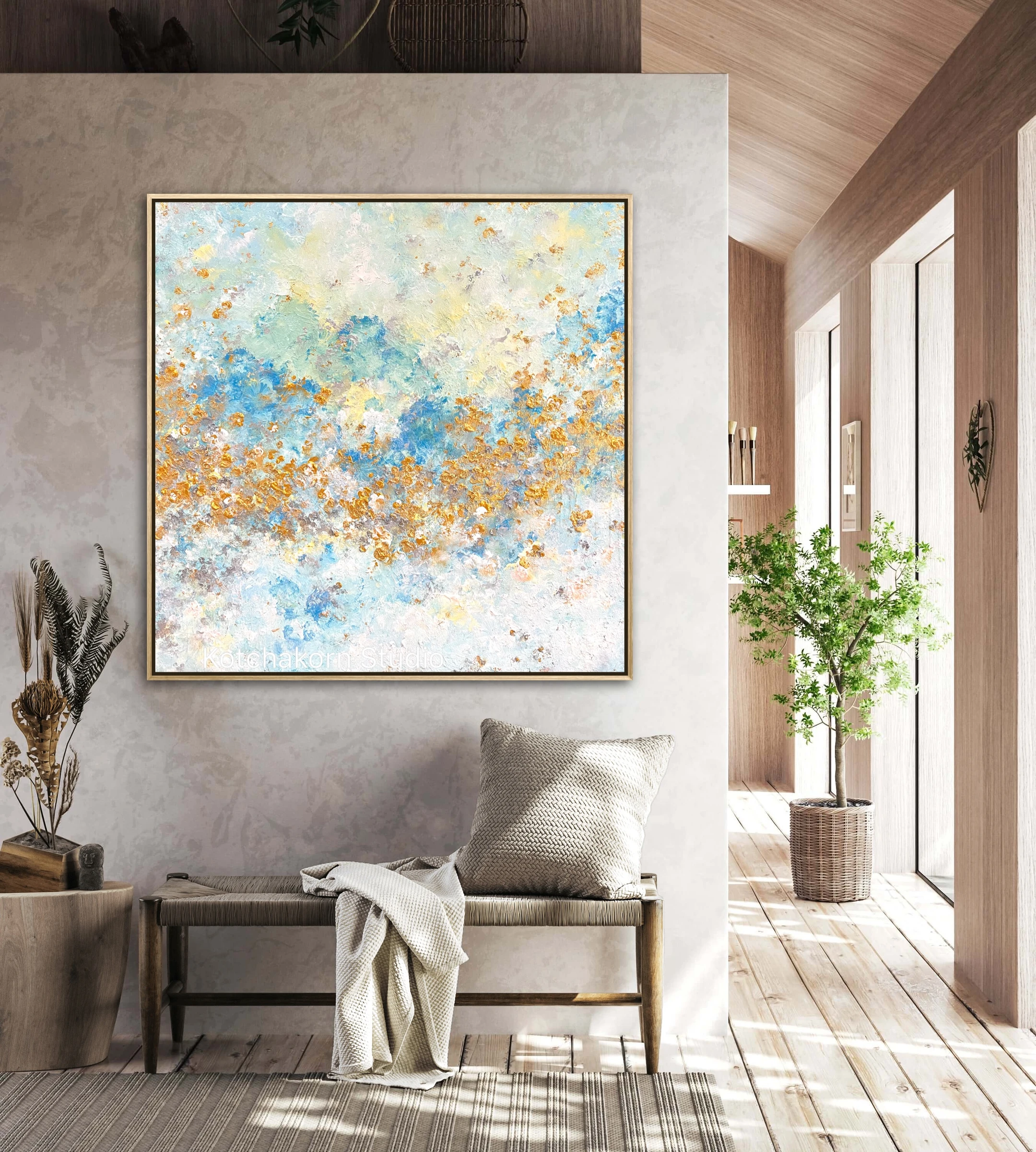 The Golden Rise (100x100cm)