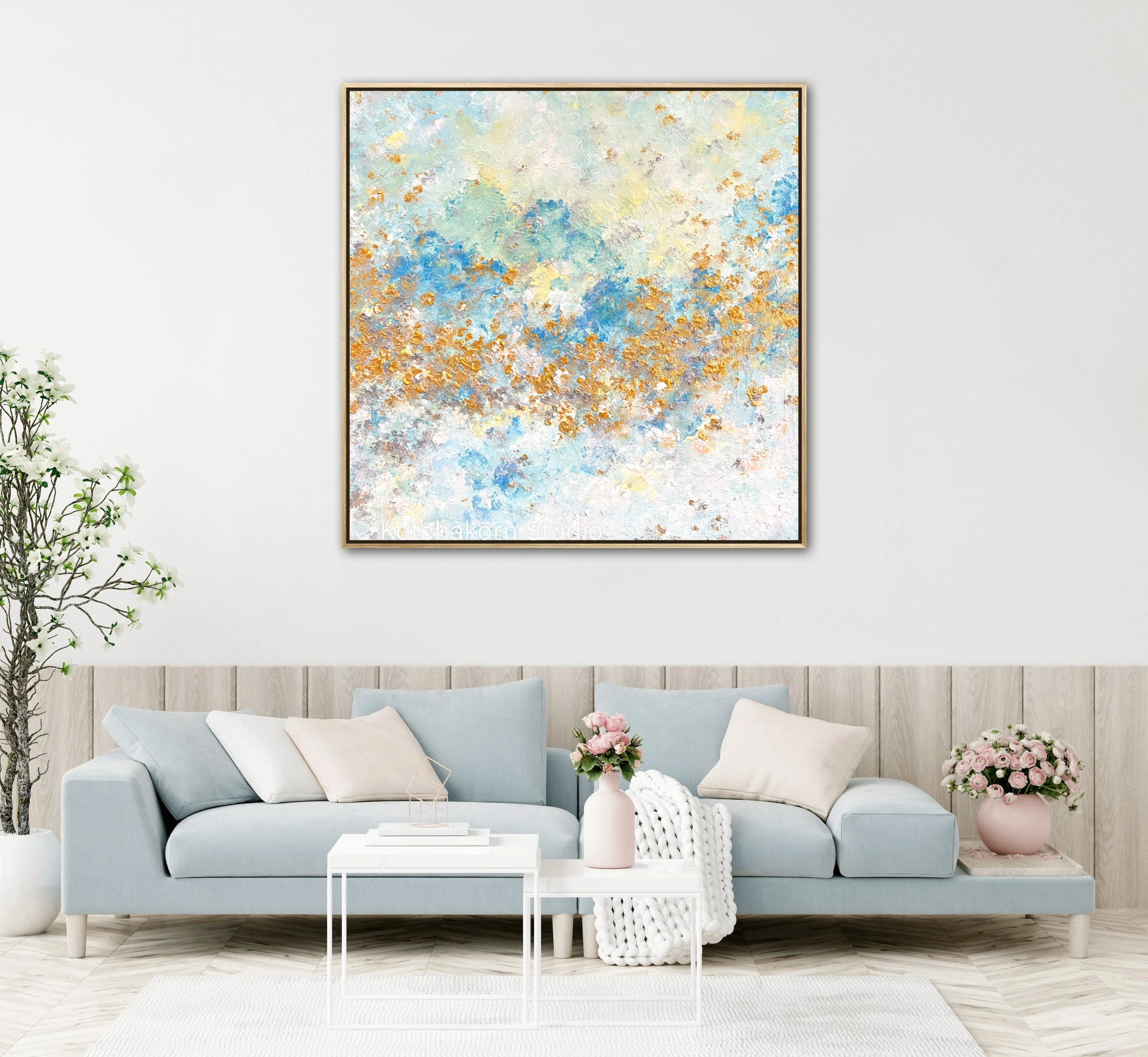 The Golden Rise (100x100cm)