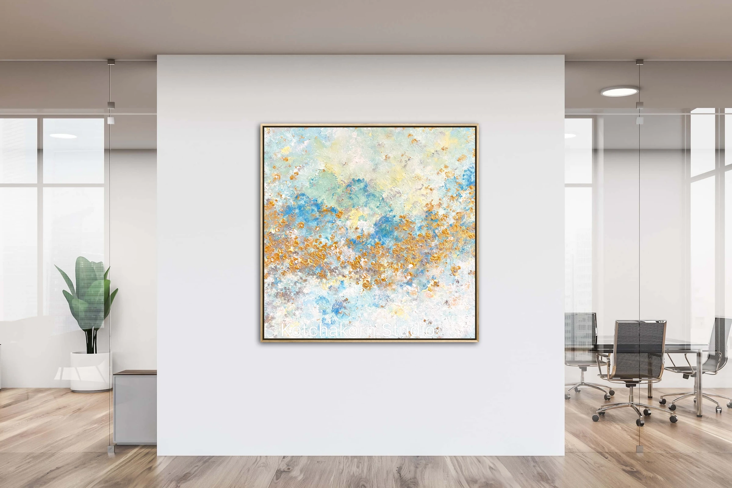 The Golden Rise (100x100cm)