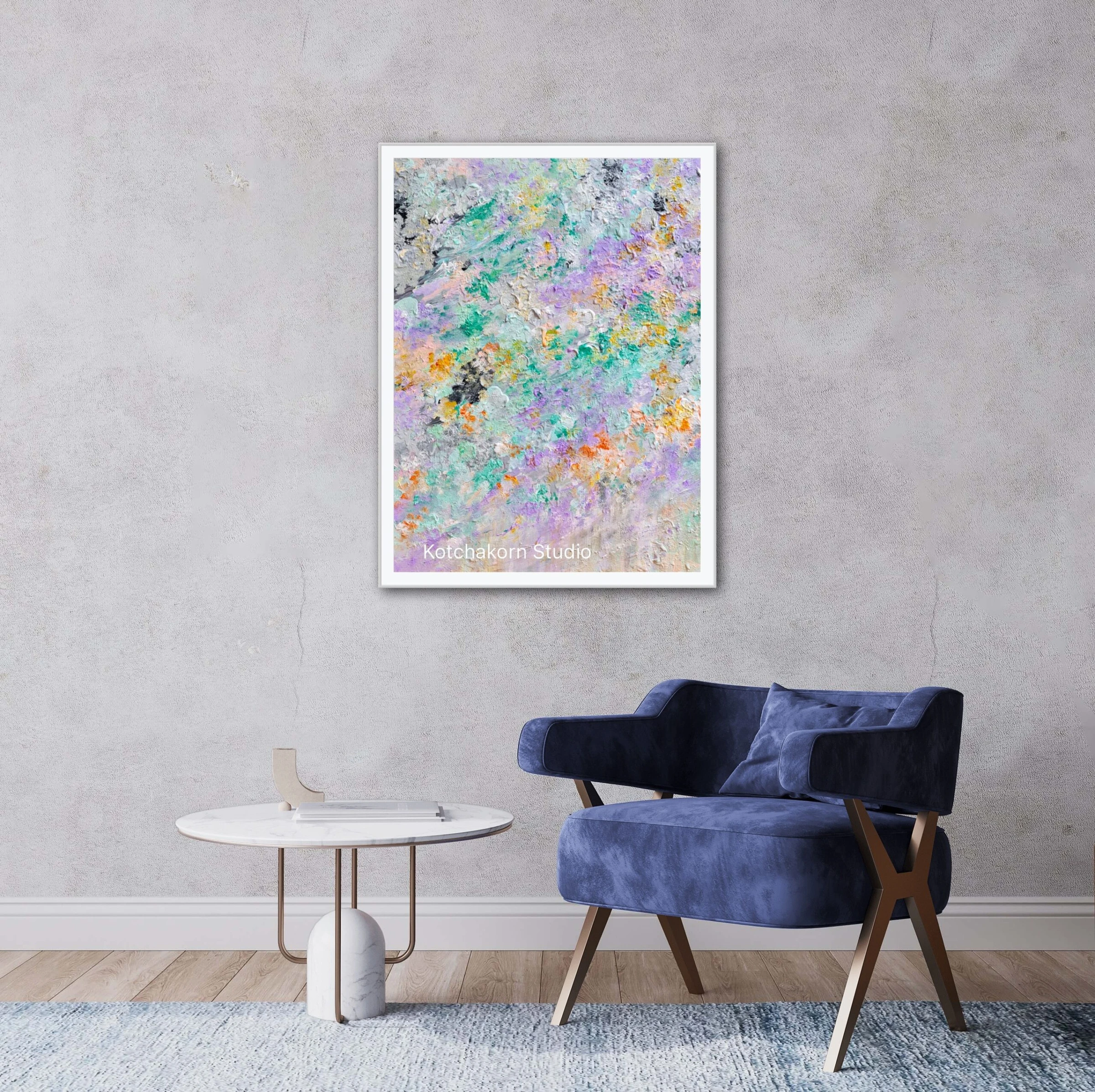 Pandas in the Rainforest (80x60cm)