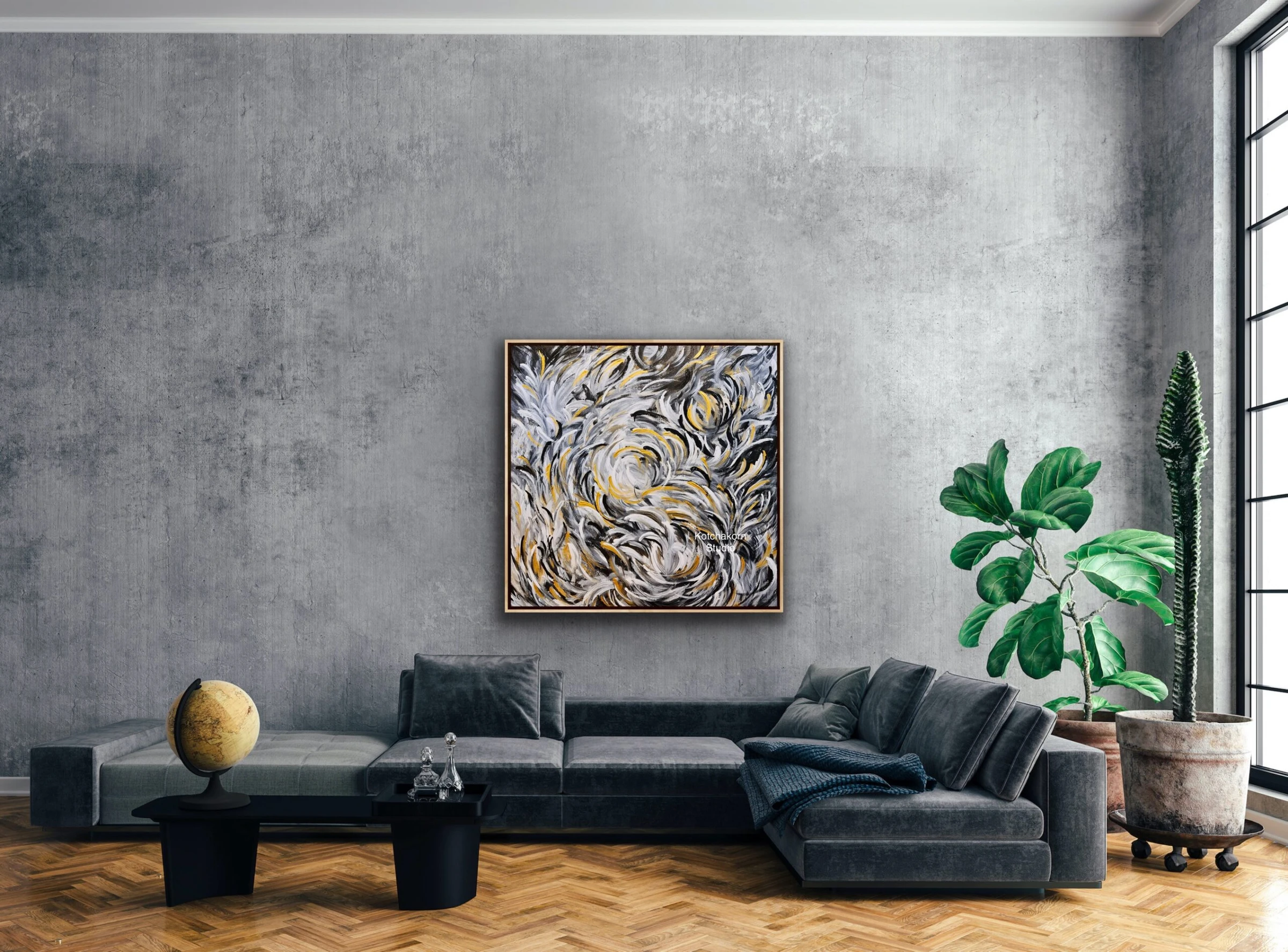 Powerful (100x100cm)