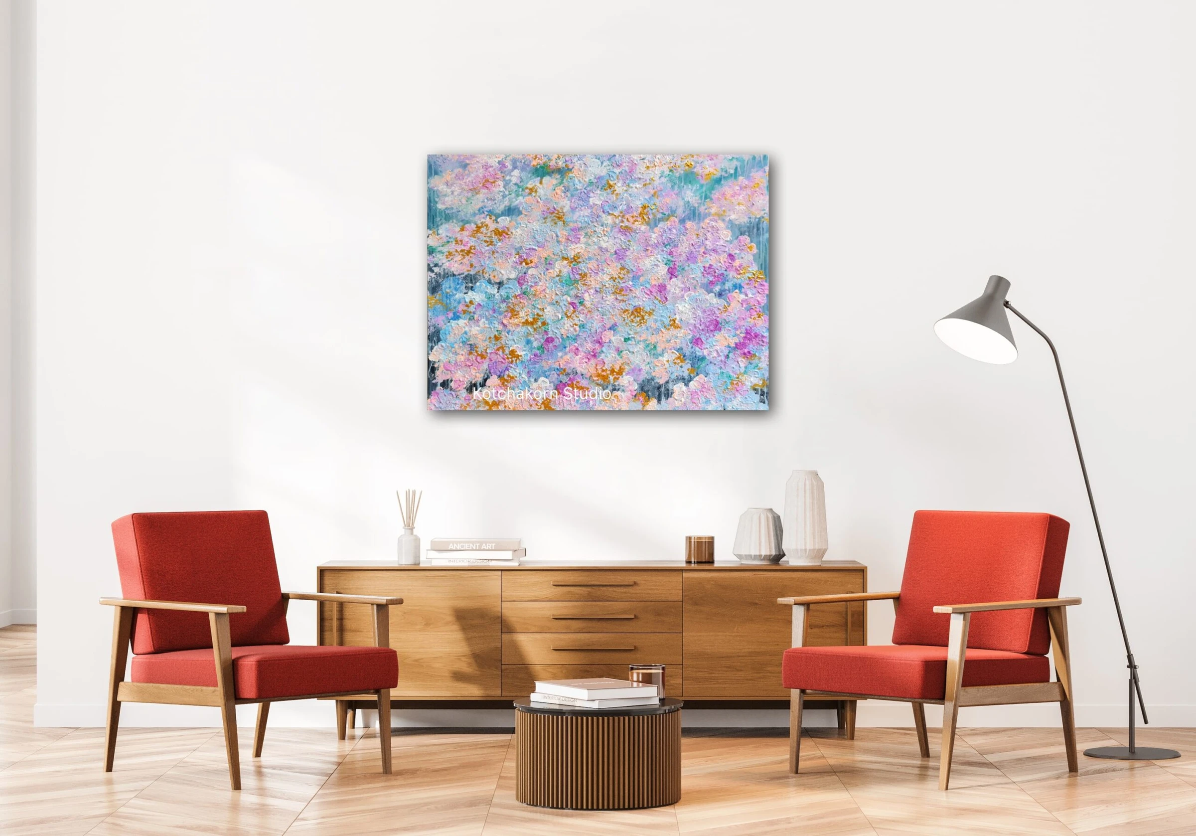 First Light through The Fog (80x60cm)