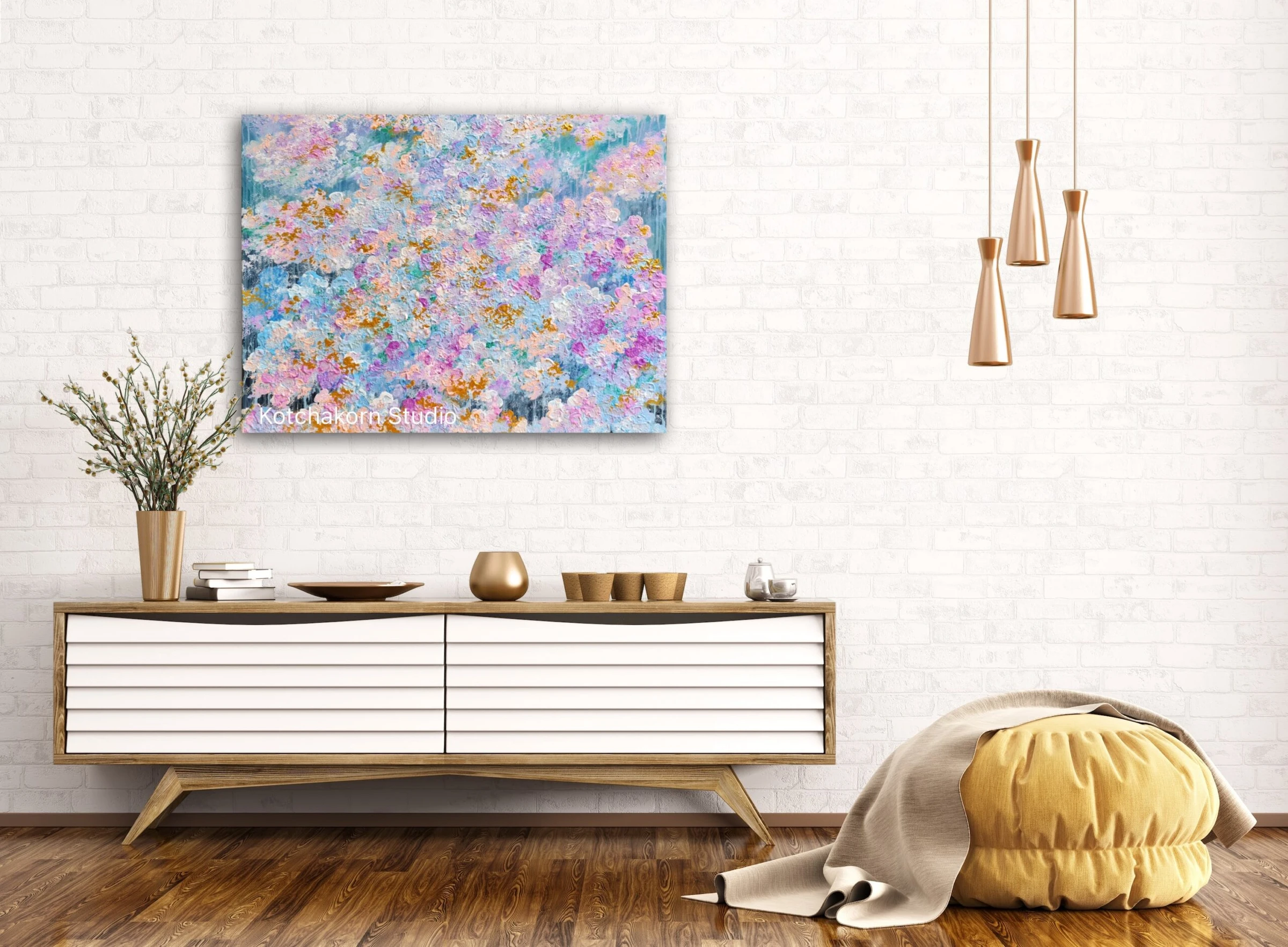 First Light through The Fog (80x60cm)