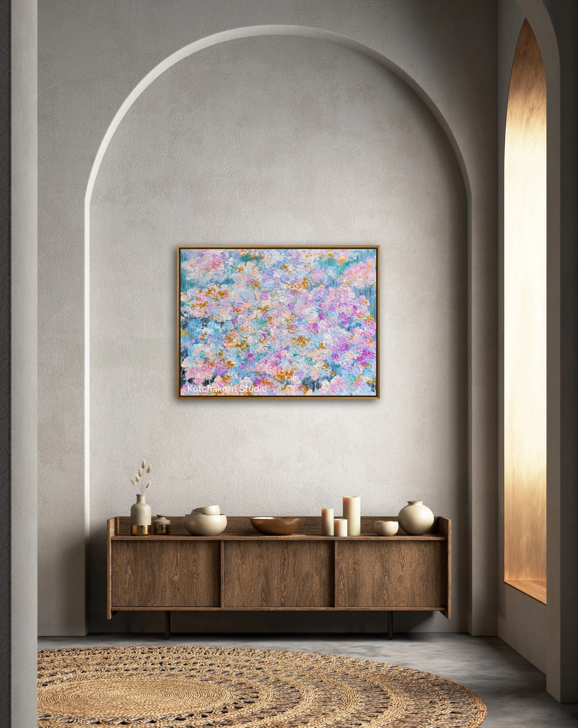 First Light through The Fog (80x60cm)