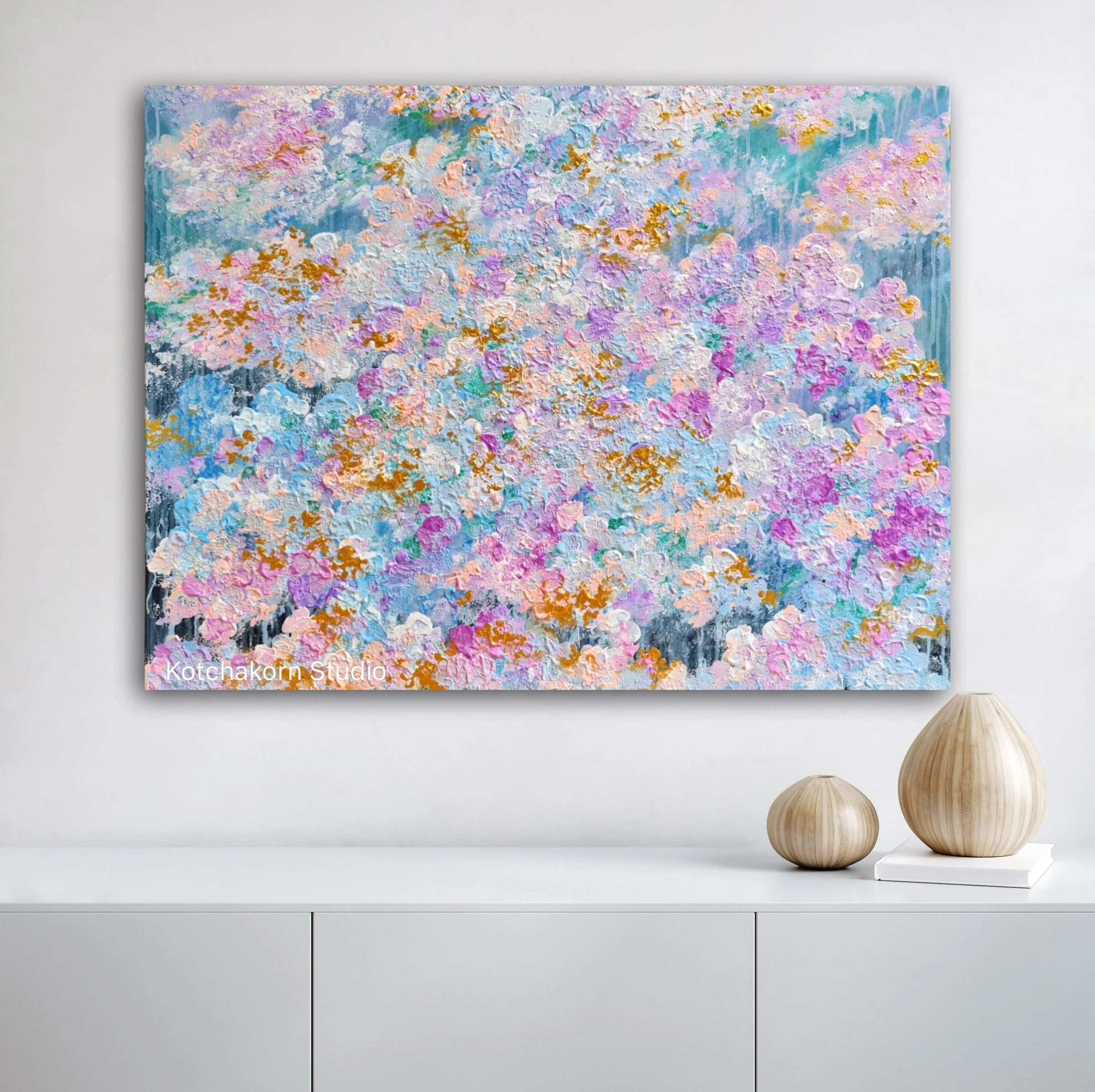 First Light through The Fog (80x60cm)