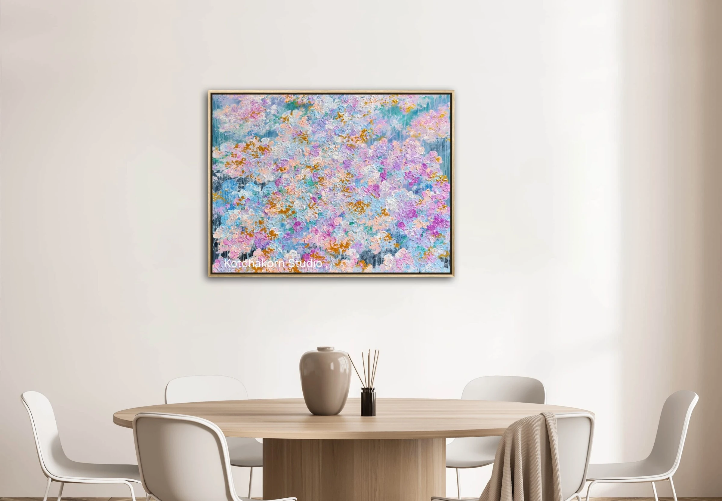 First Light through The Fog (80x60cm)