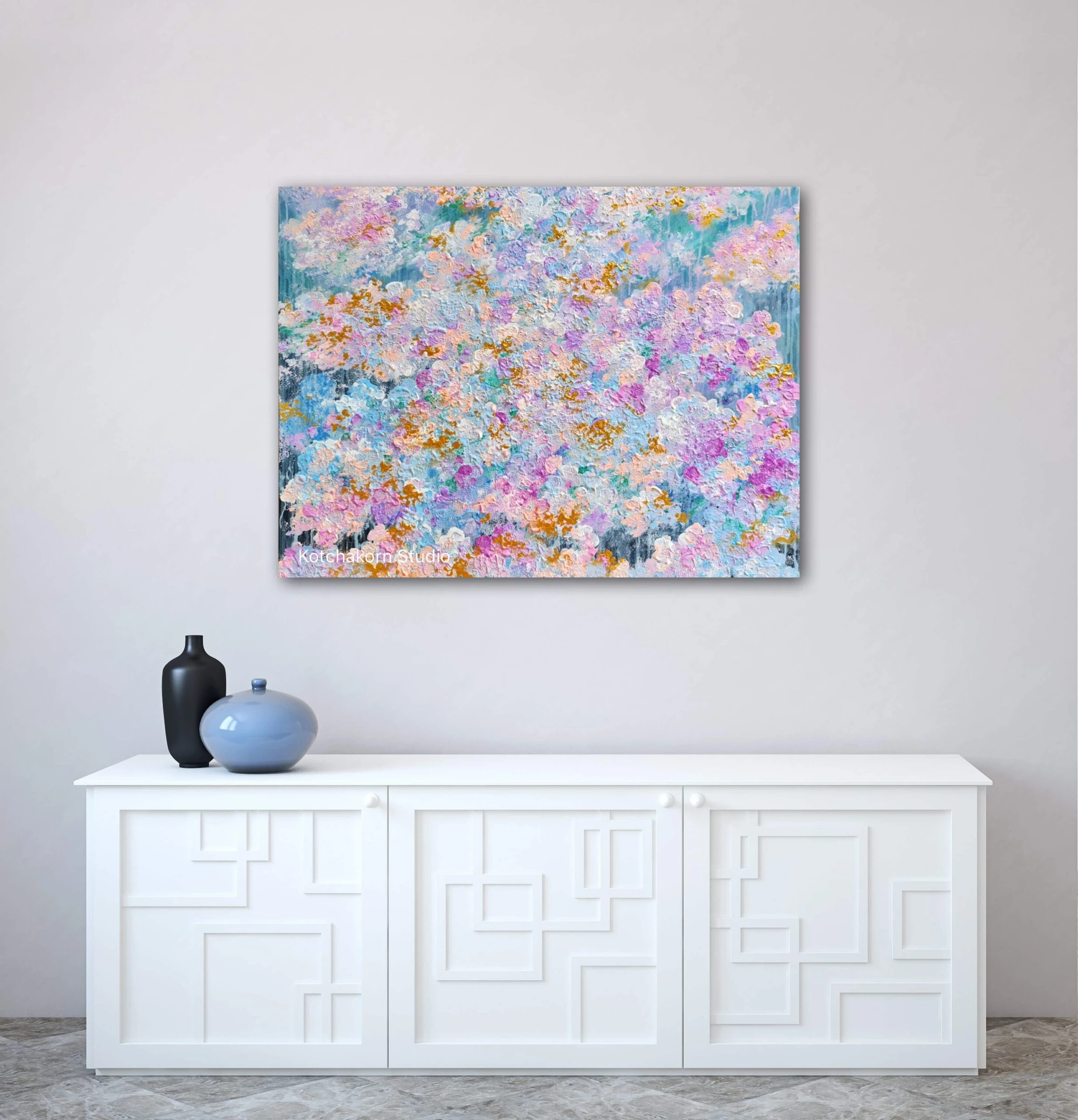 First Light through The Fog (80x60cm)