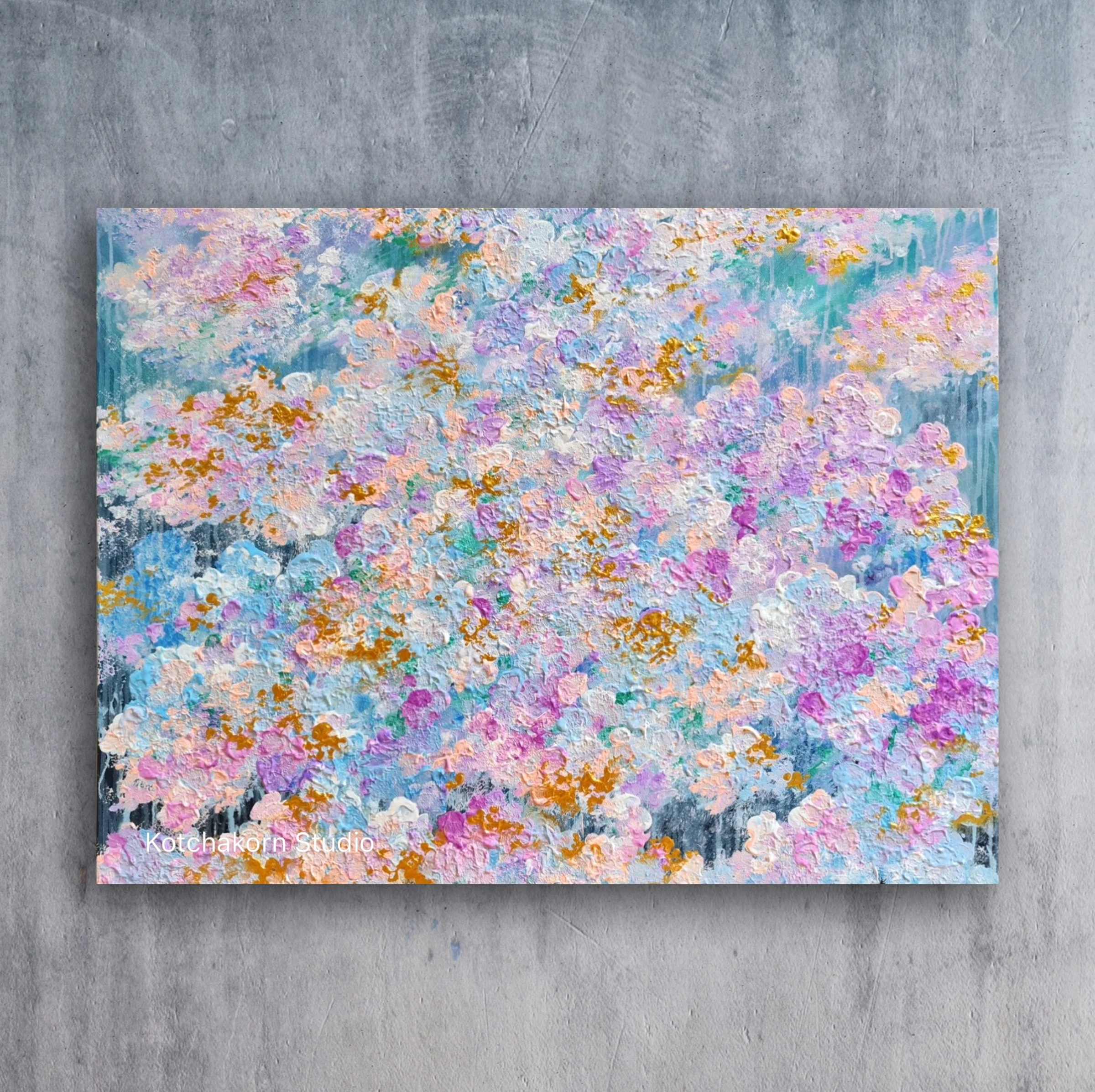 First Light through The Fog (80x60cm)