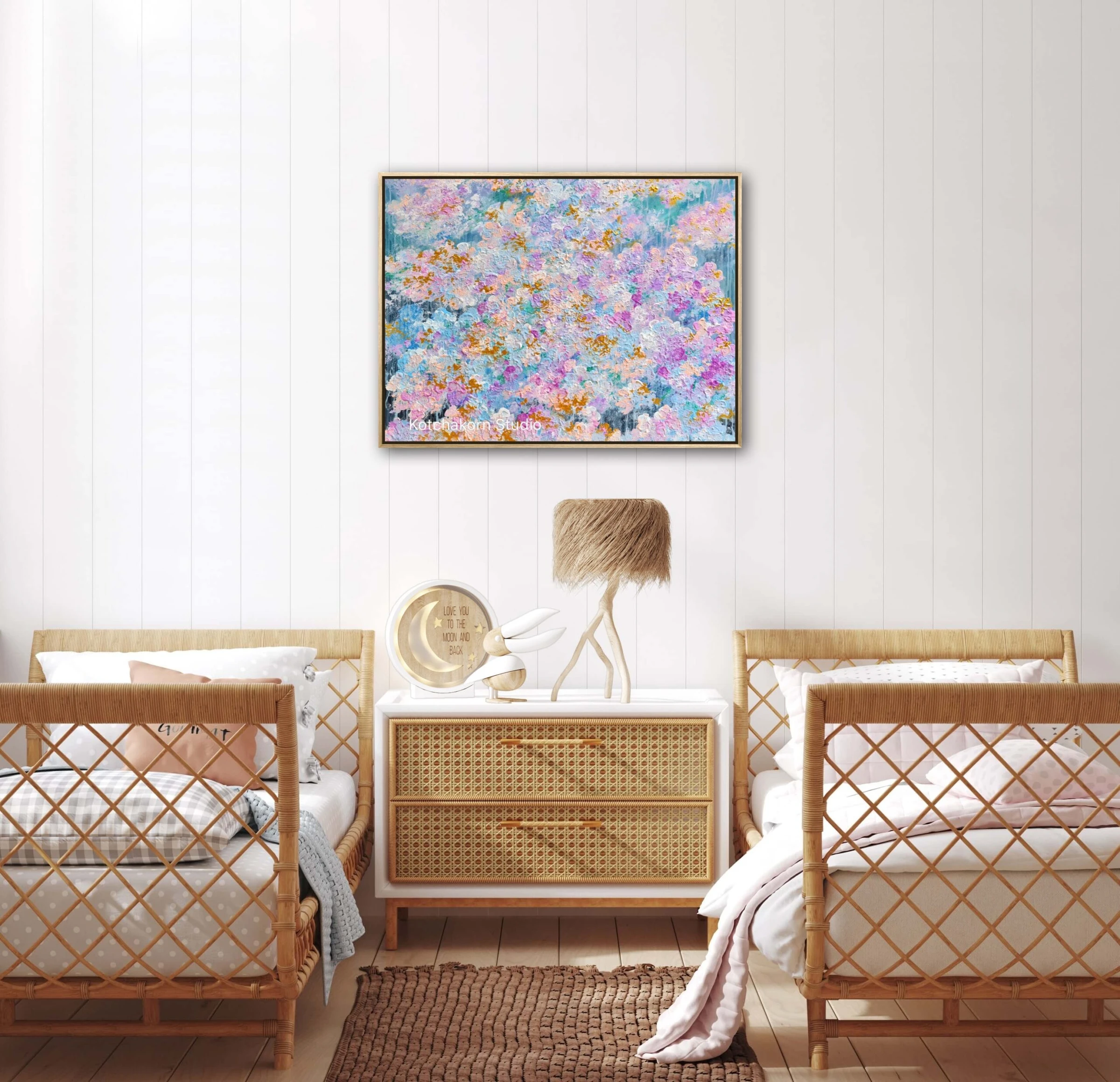 First Light through The Fog (80x60cm)