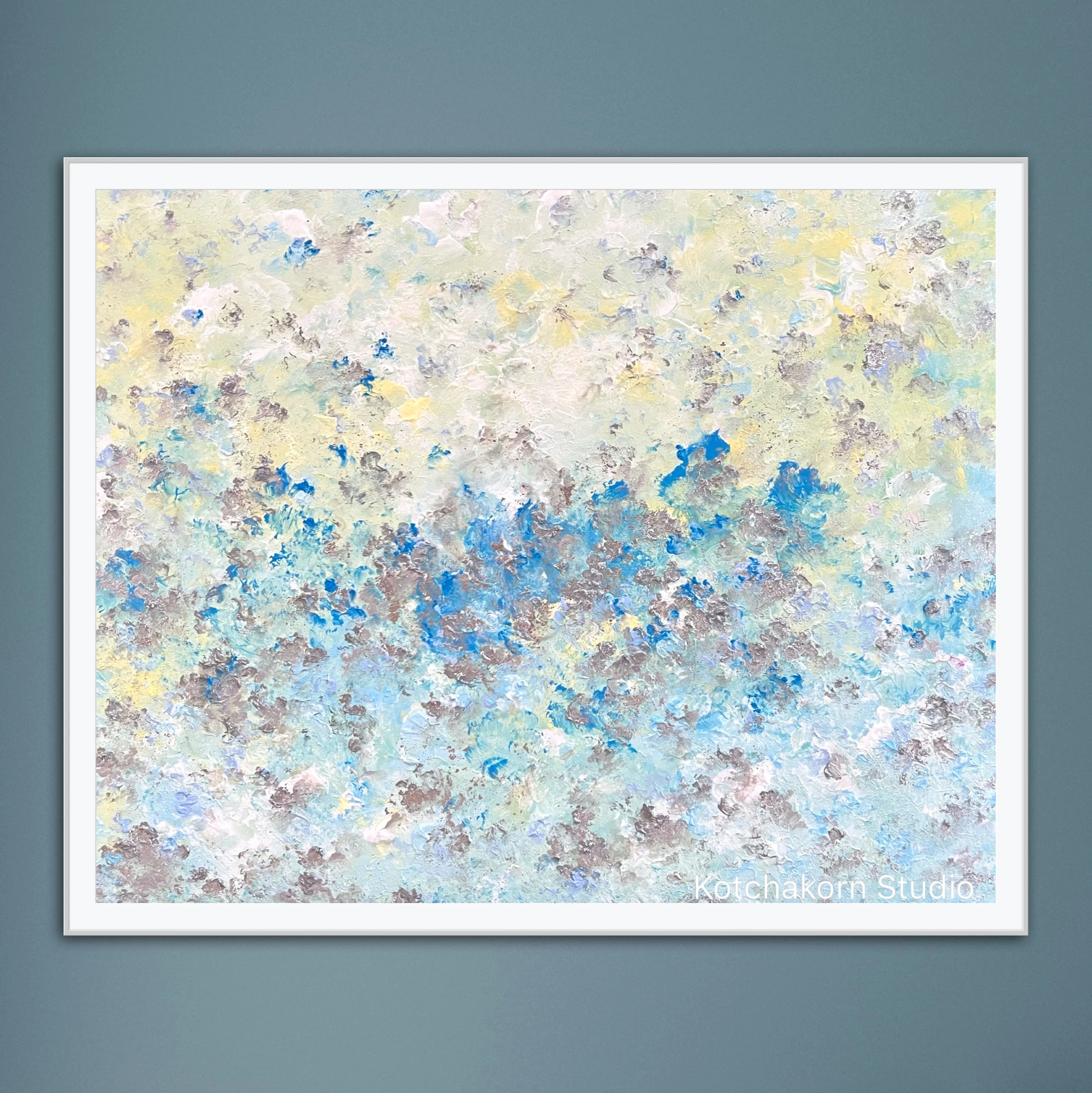 Happiness In Silver (100x80cm)