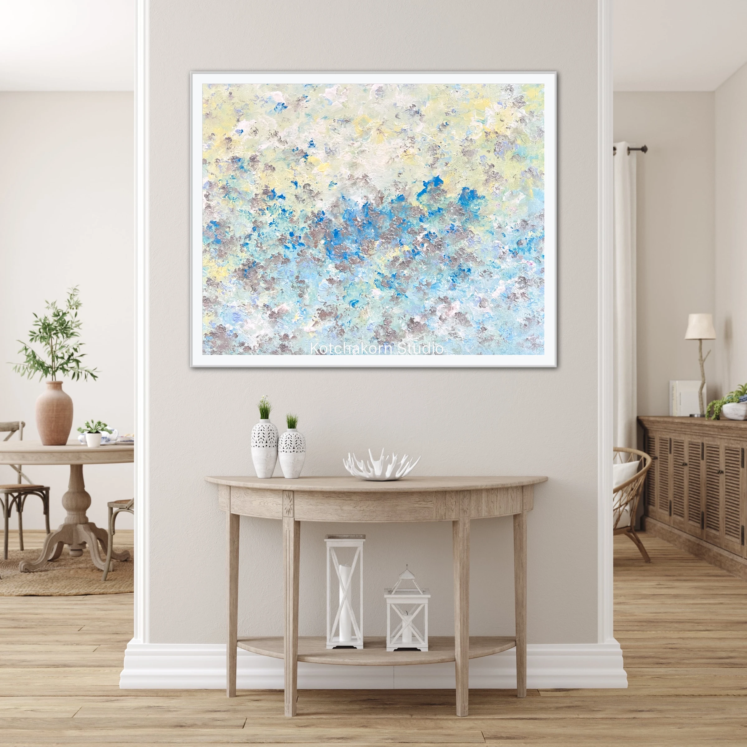 Happiness In Silver (100x80cm)