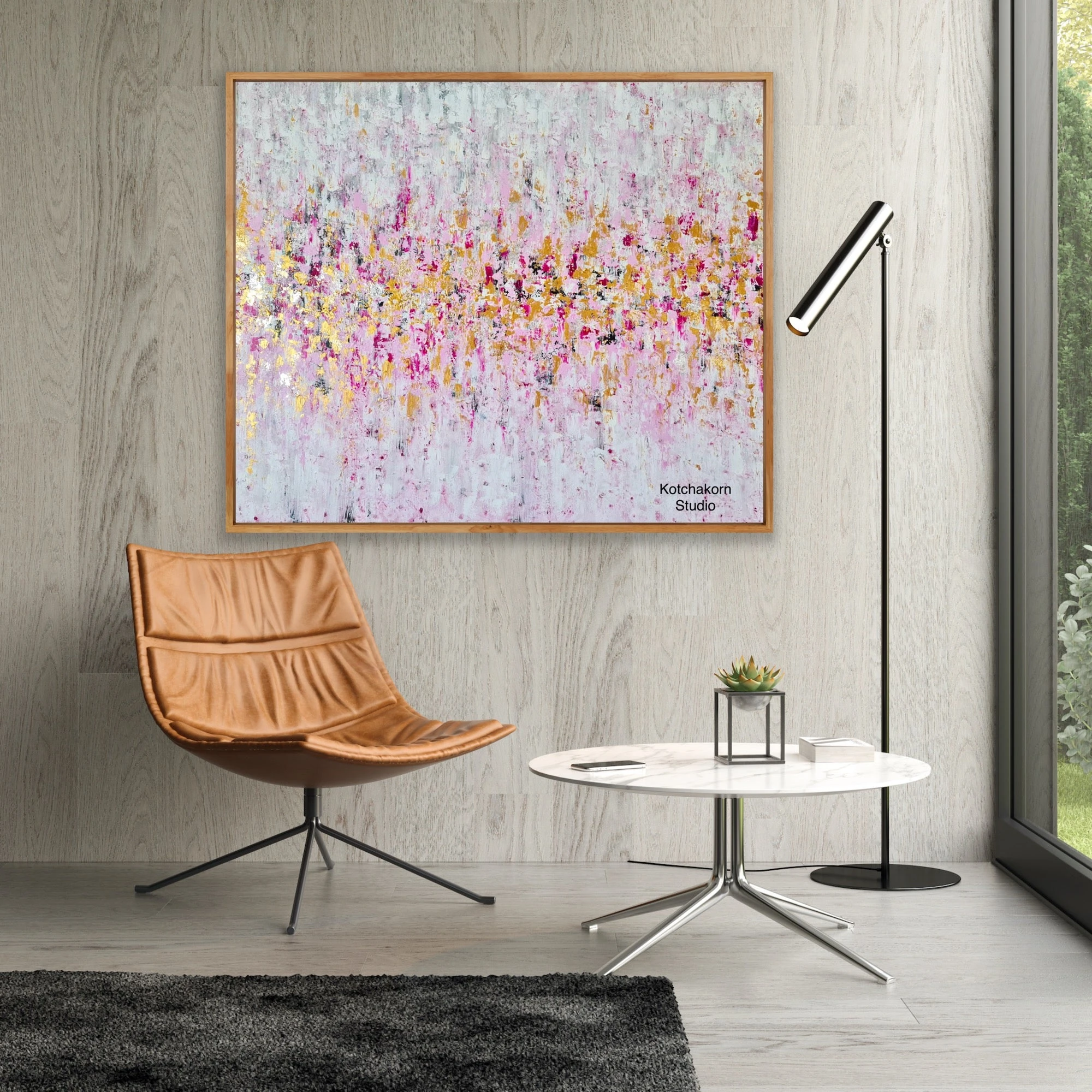 Peonies Garden (120x100cm)