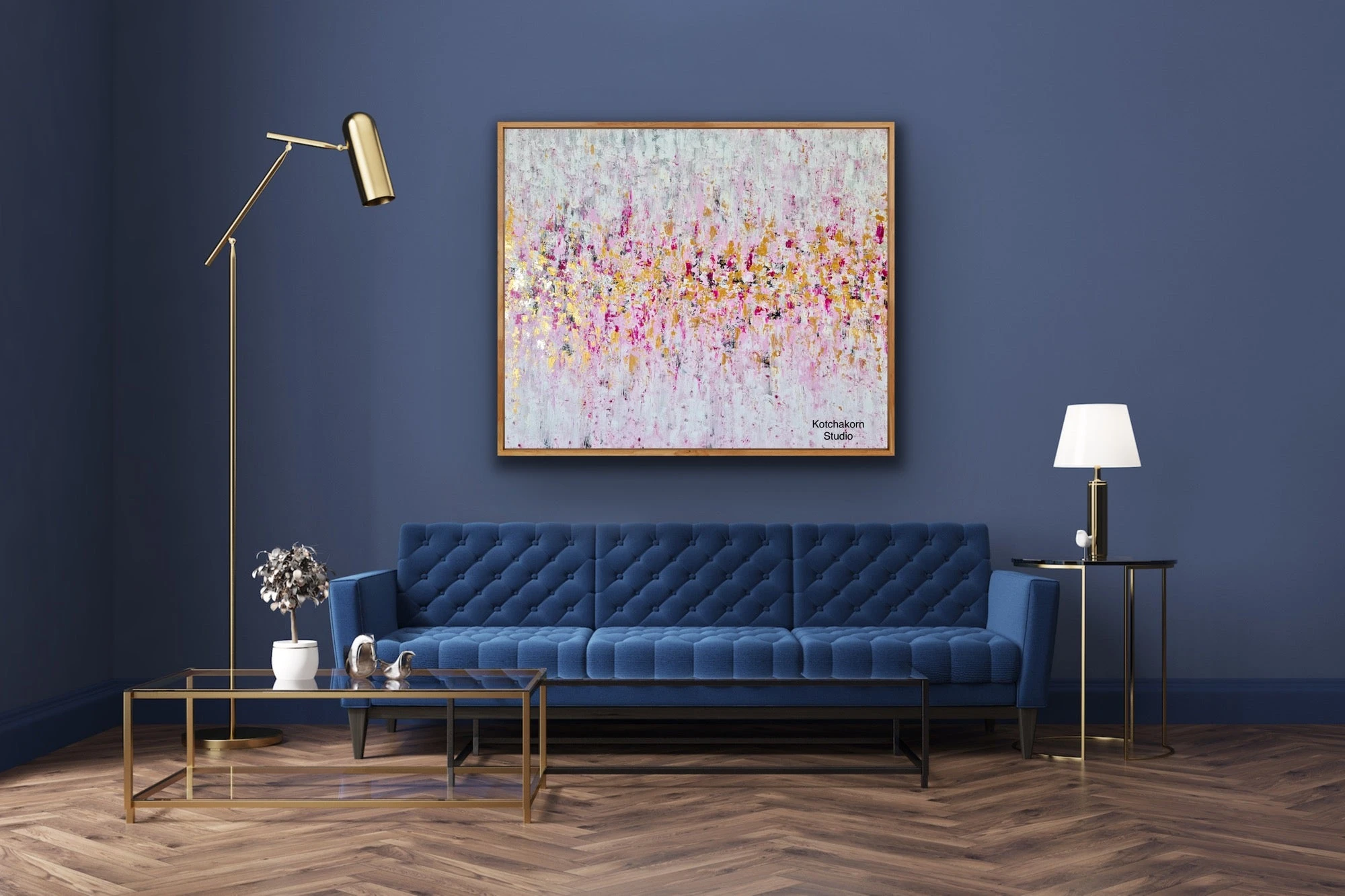 Peonies Garden (120x100cm)