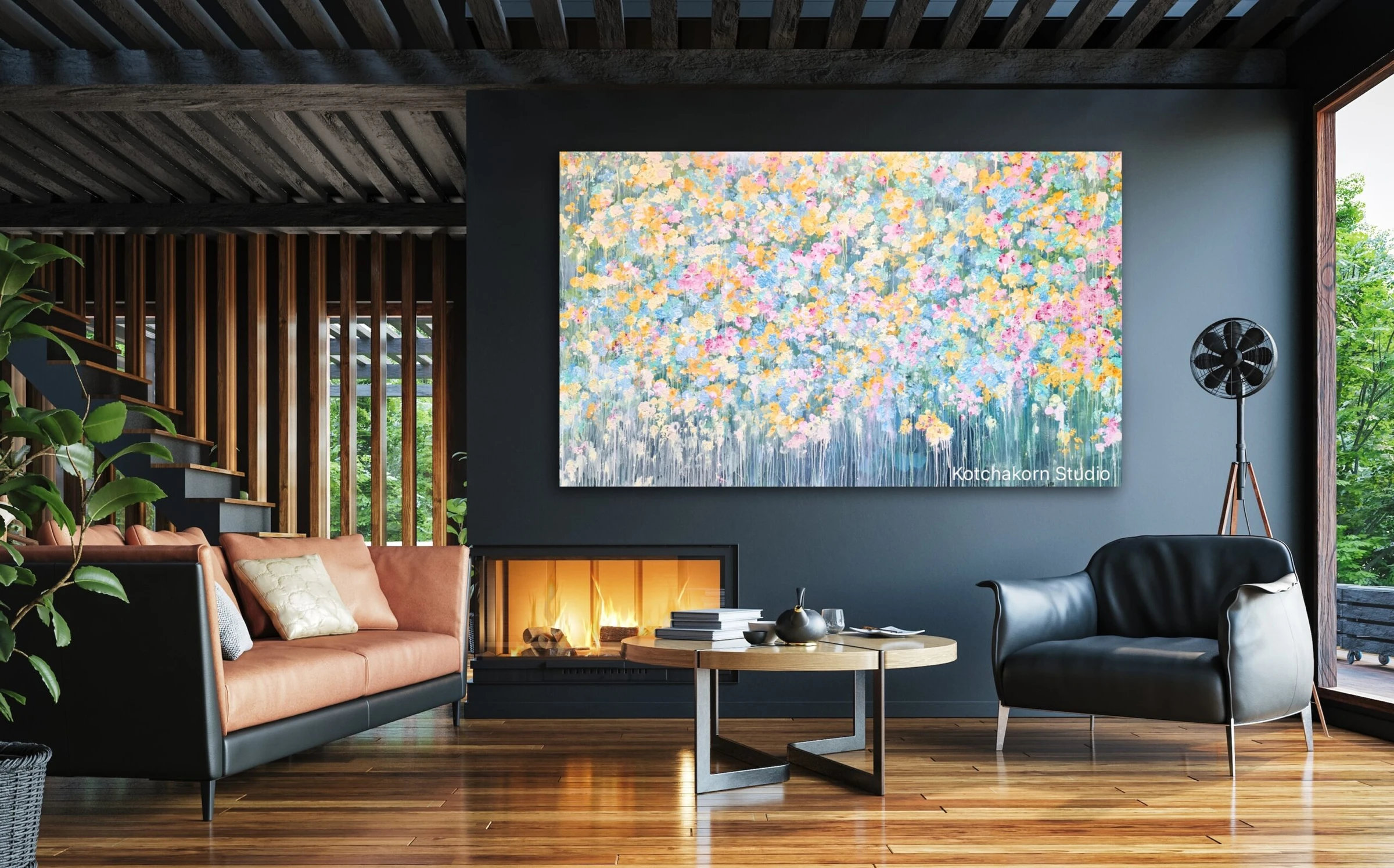 Magical Garden of Athena (200x120cm)