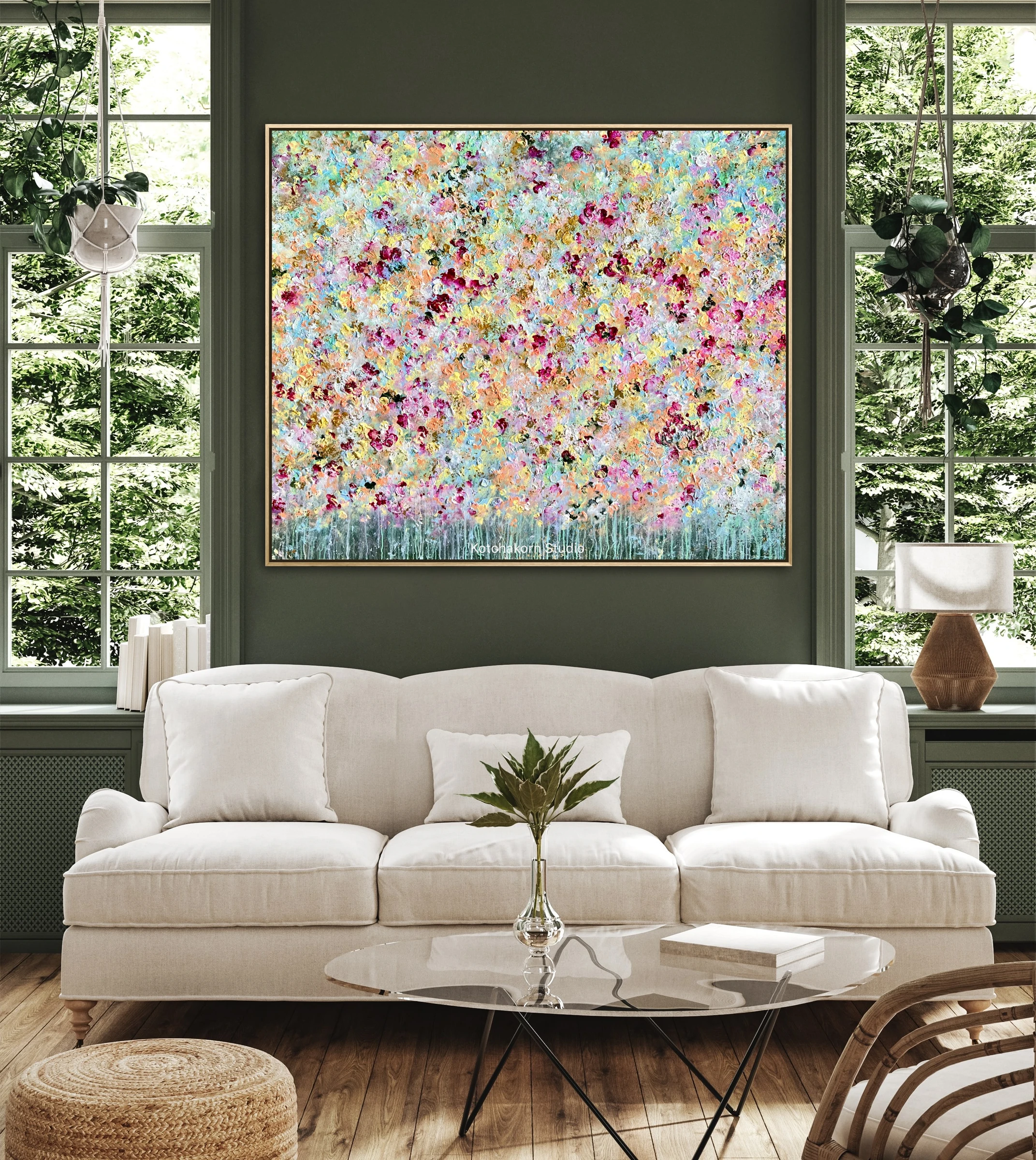 The Morning Bloom (120x100cm)