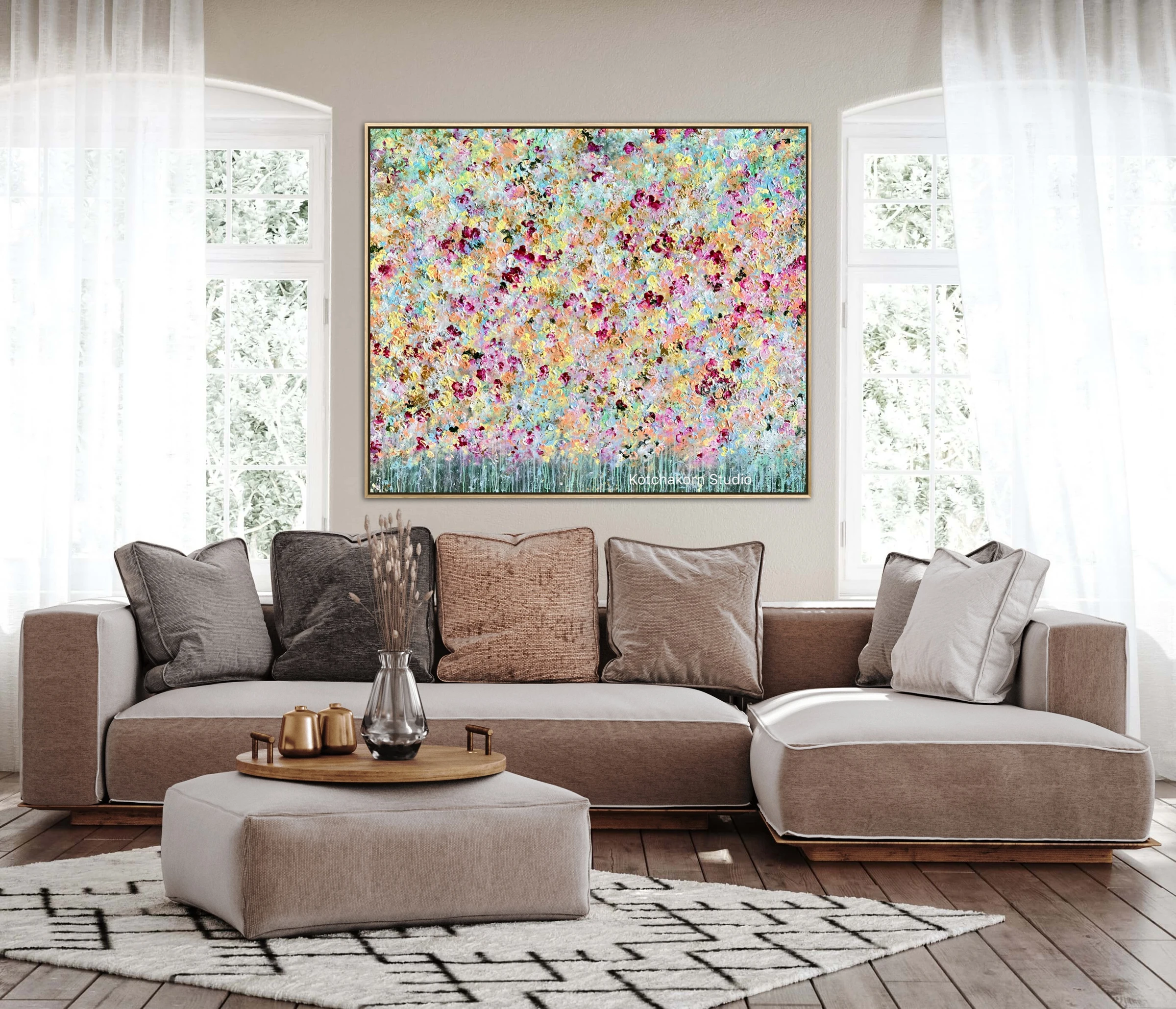The Morning Bloom (120x100cm)