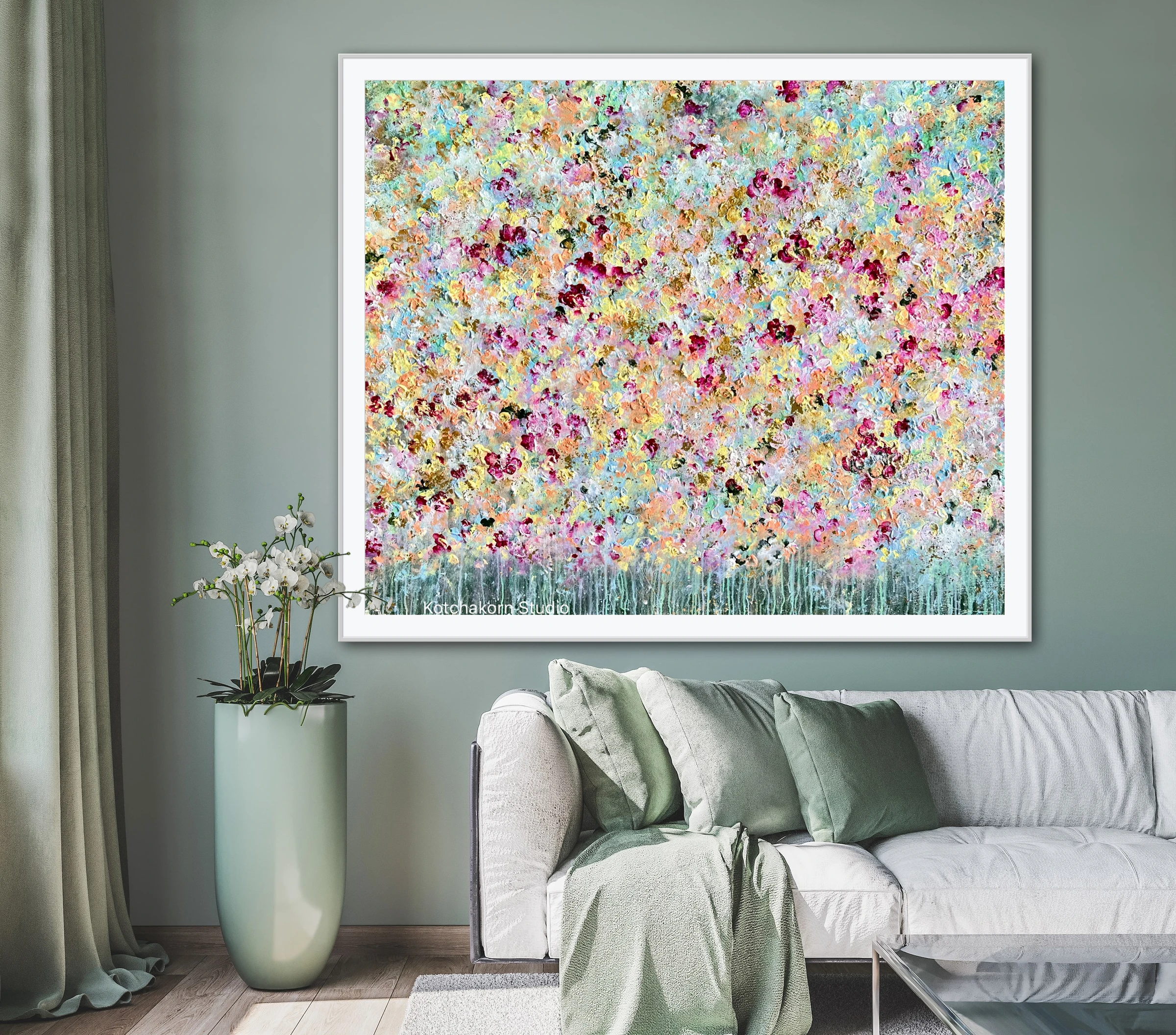 The Morning Bloom (120x100cm)