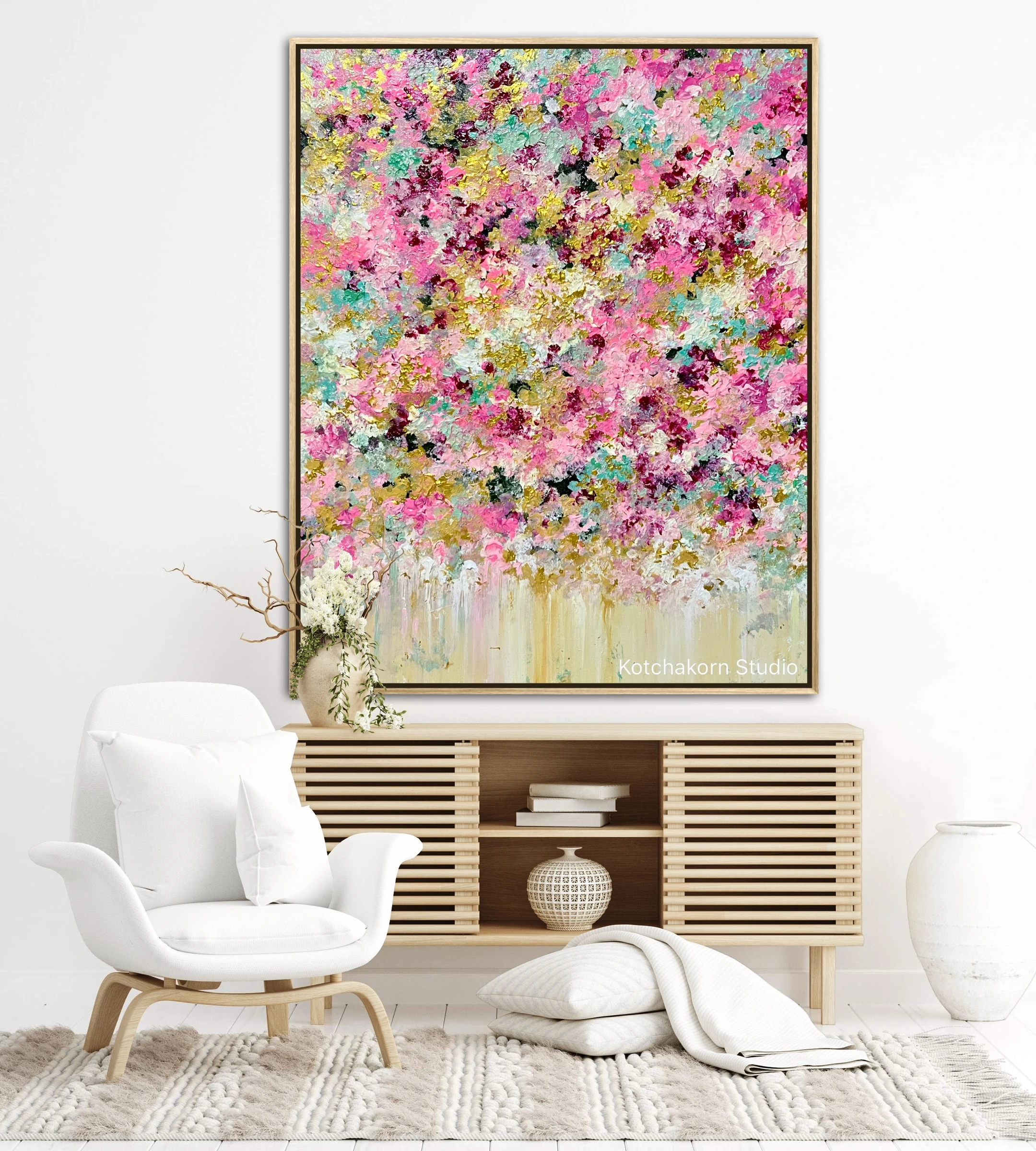 The Joyful Bloom (100x80cm)