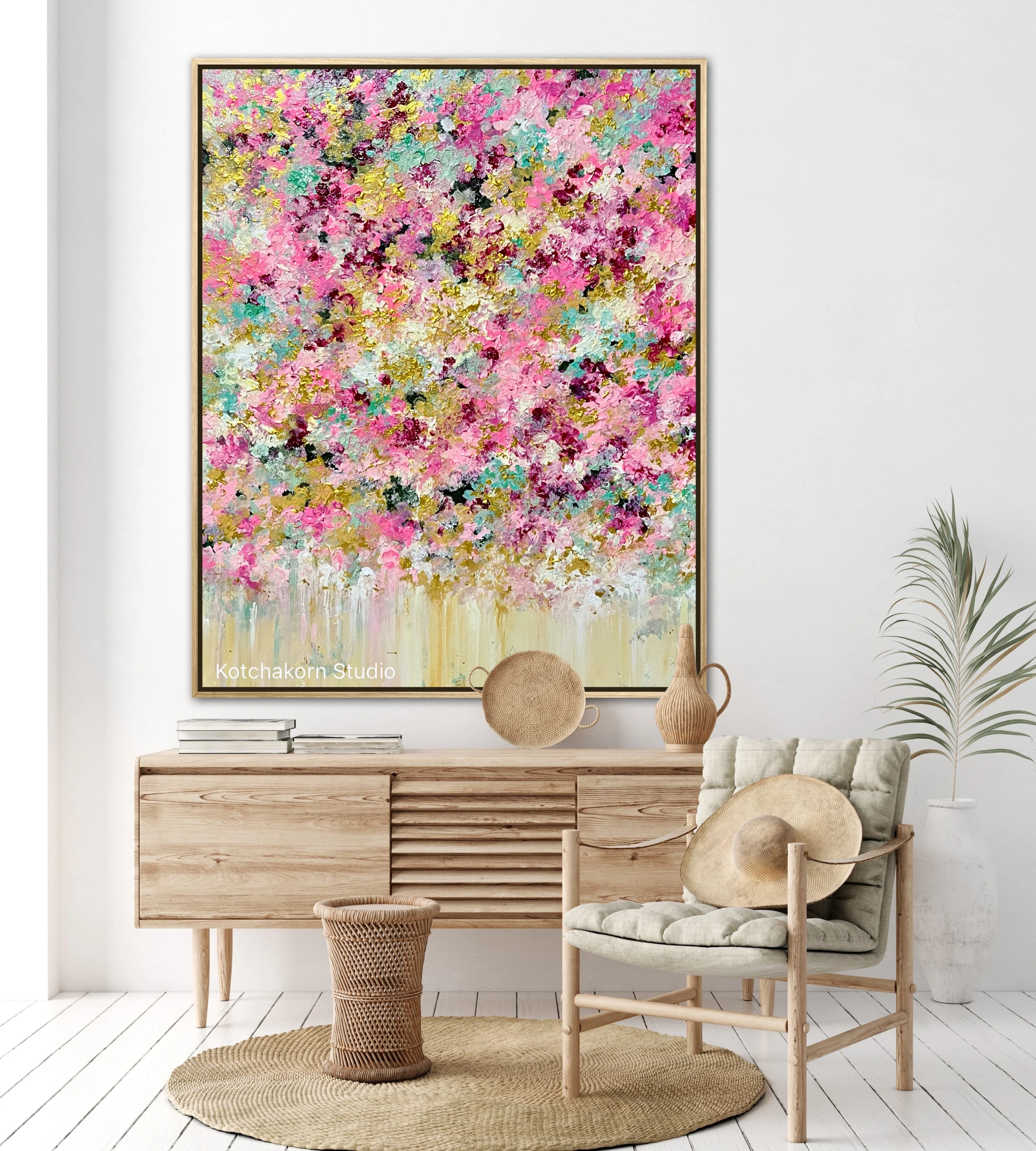The Joyful Bloom (100x80cm)