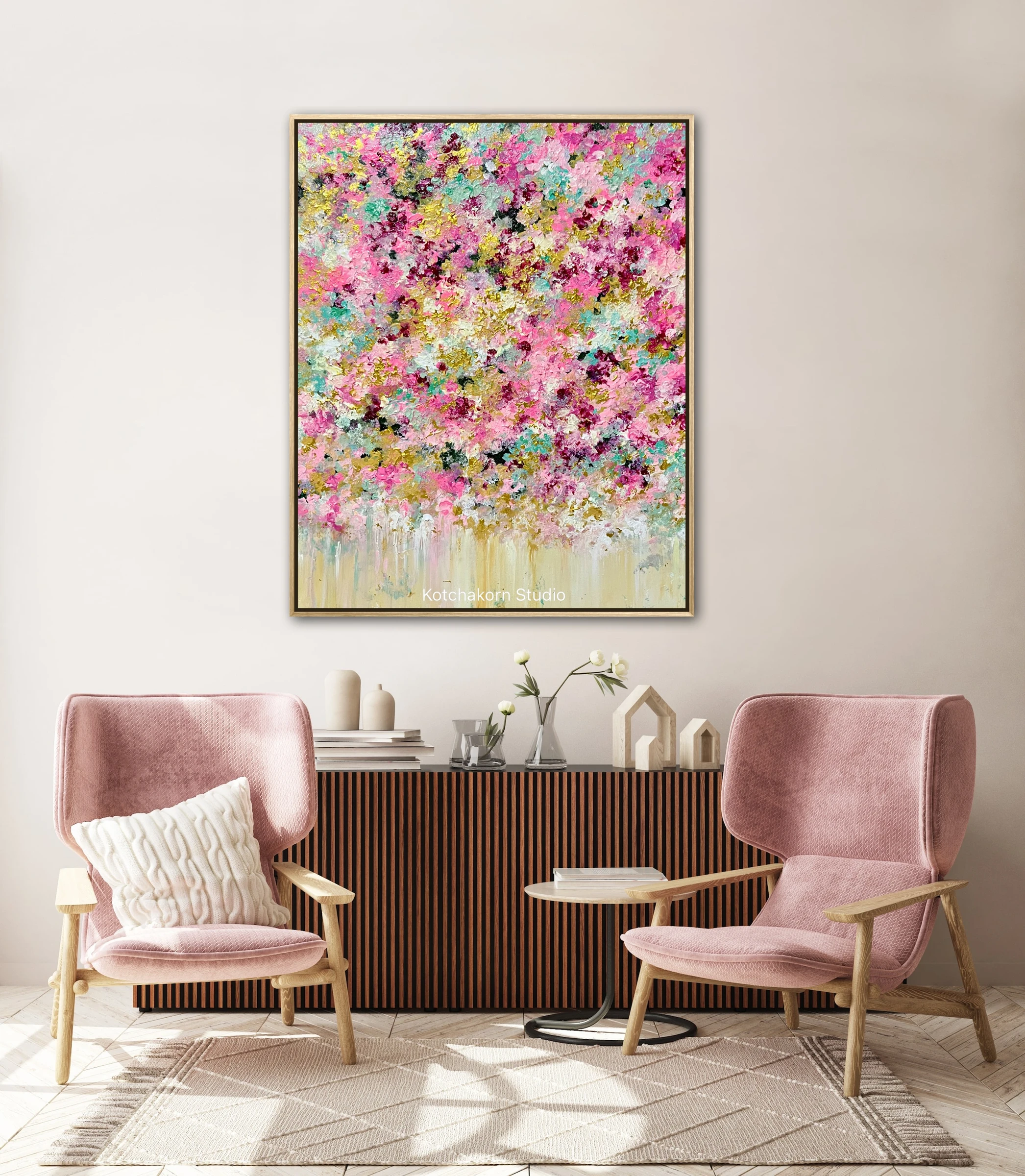 The Joyful Bloom (100x80cm)