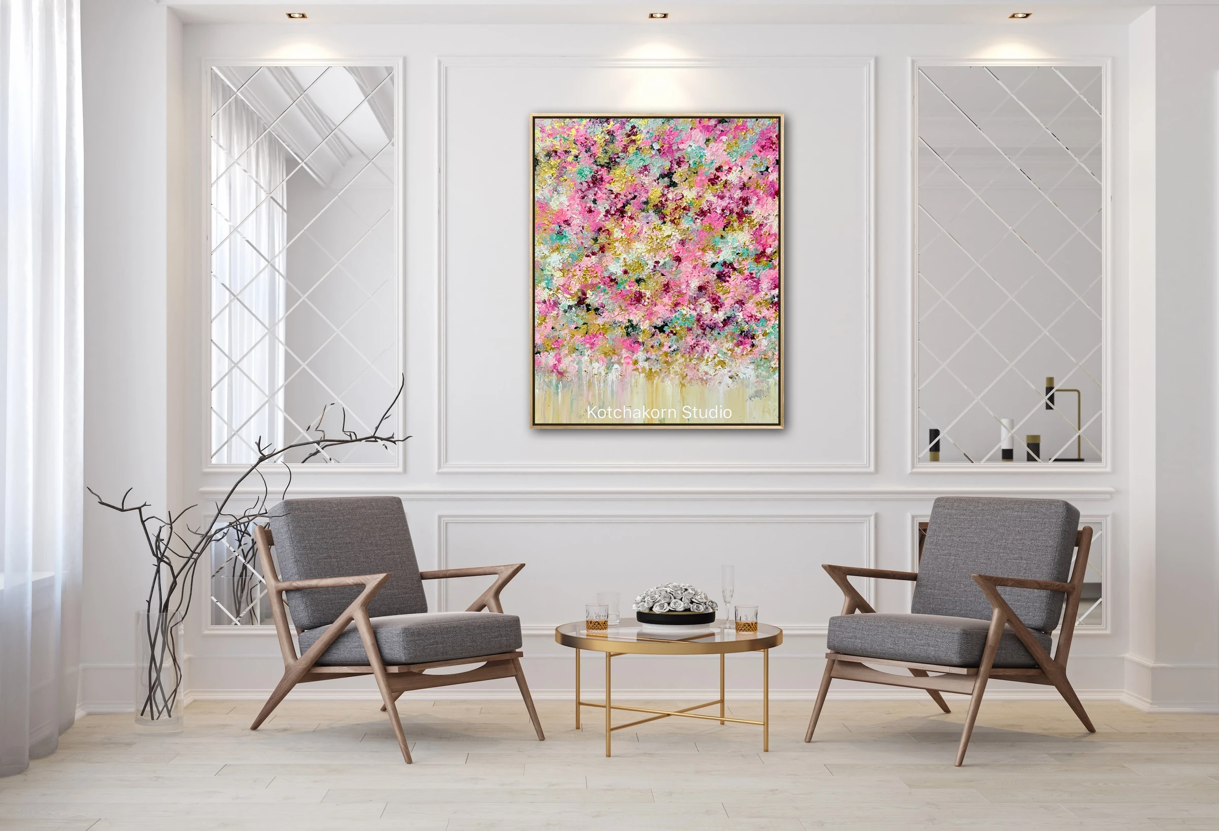 The Joyful Bloom (100x80cm)