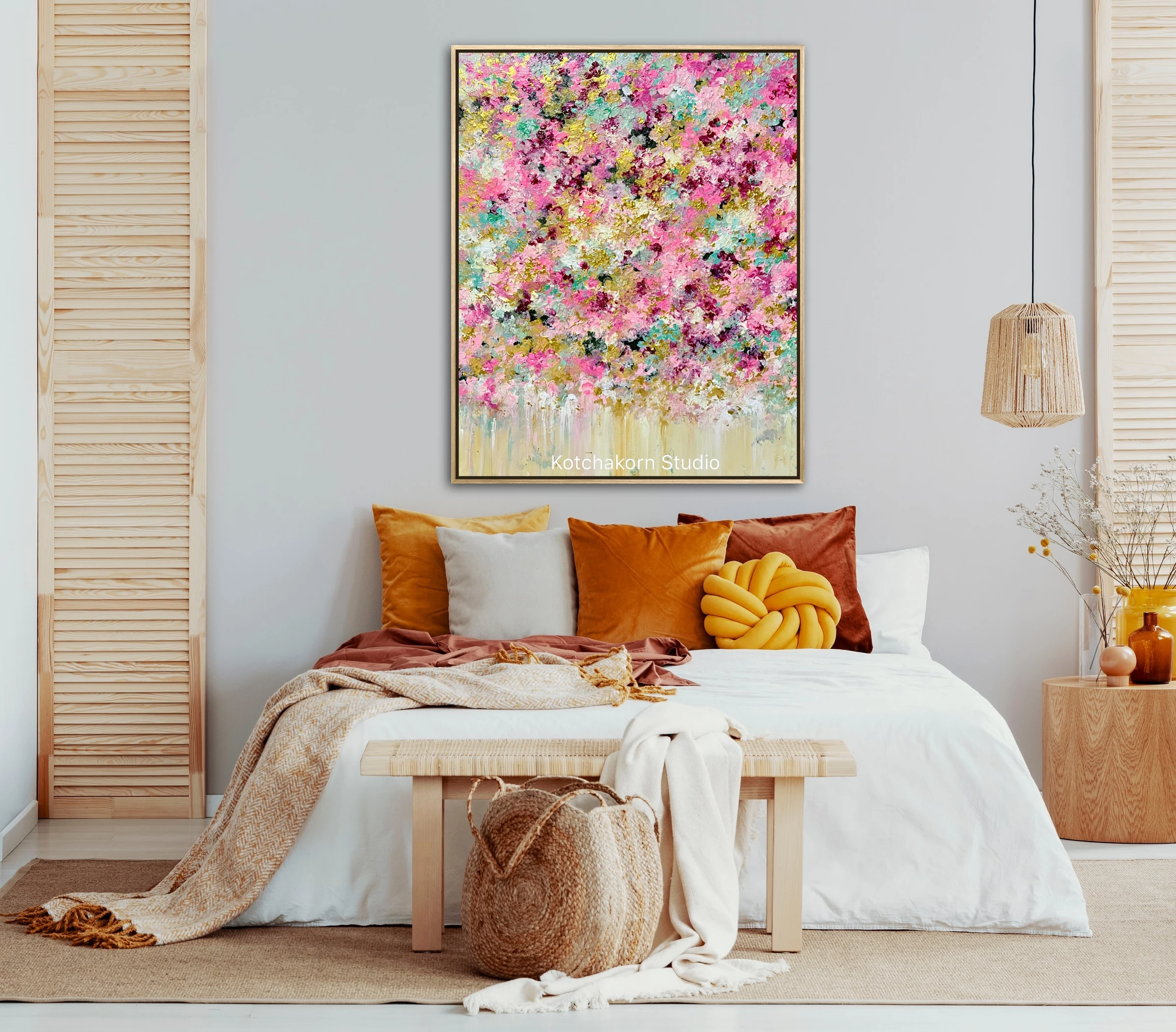 The Joyful Bloom (100x80cm)