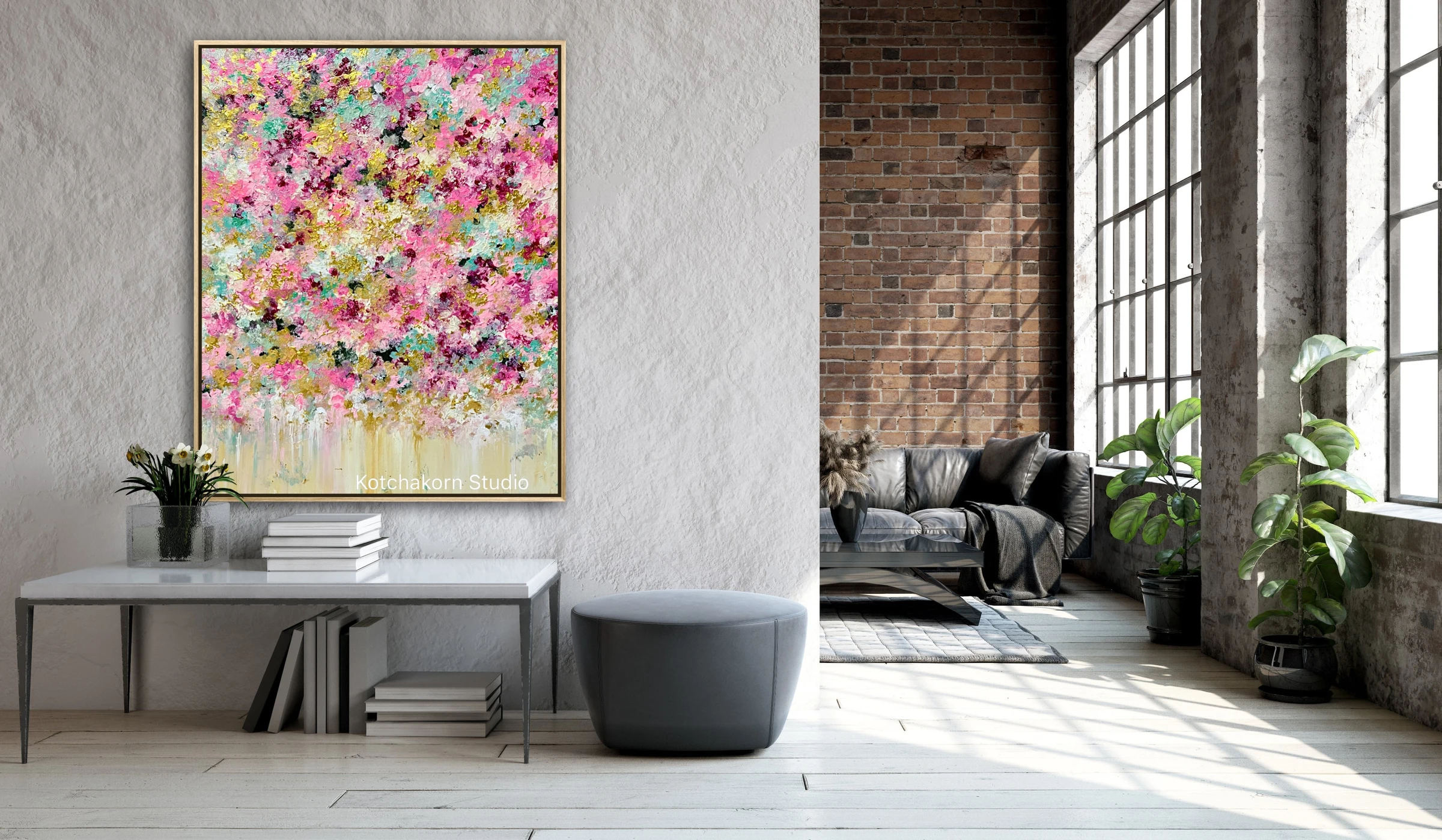 The Joyful Bloom (100x80cm)