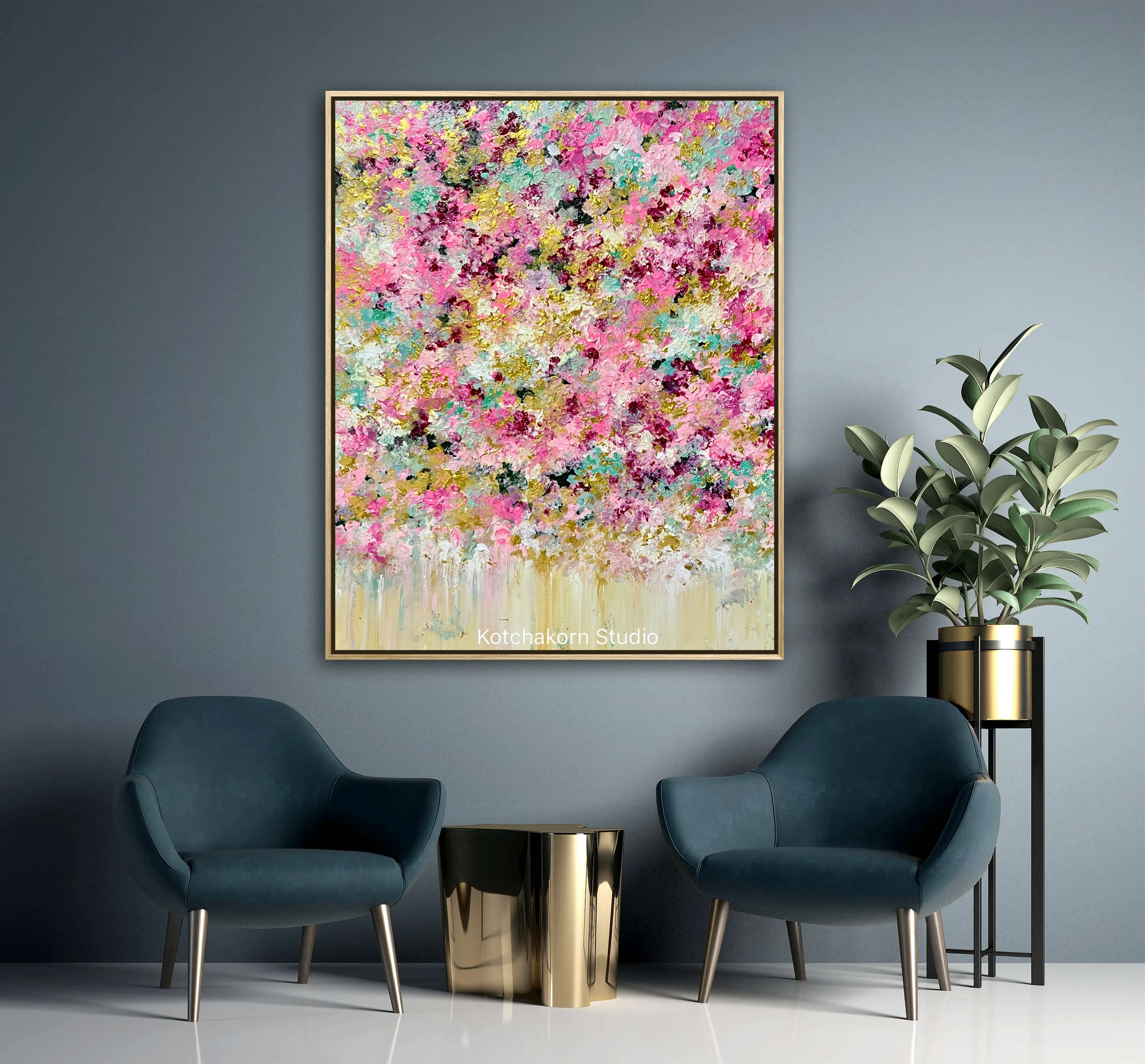The Joyful Bloom (100x80cm)