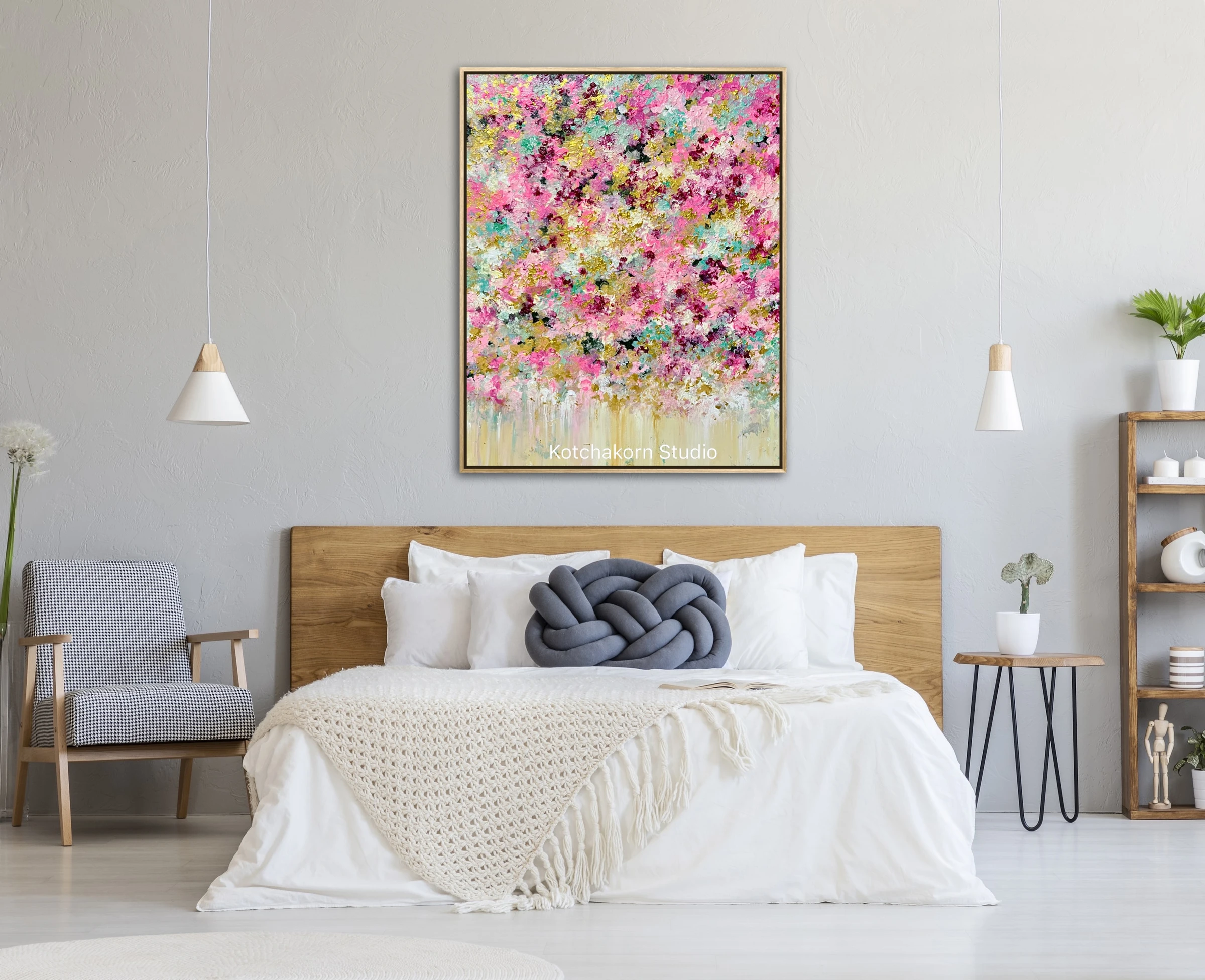 The Joyful Bloom (100x80cm)