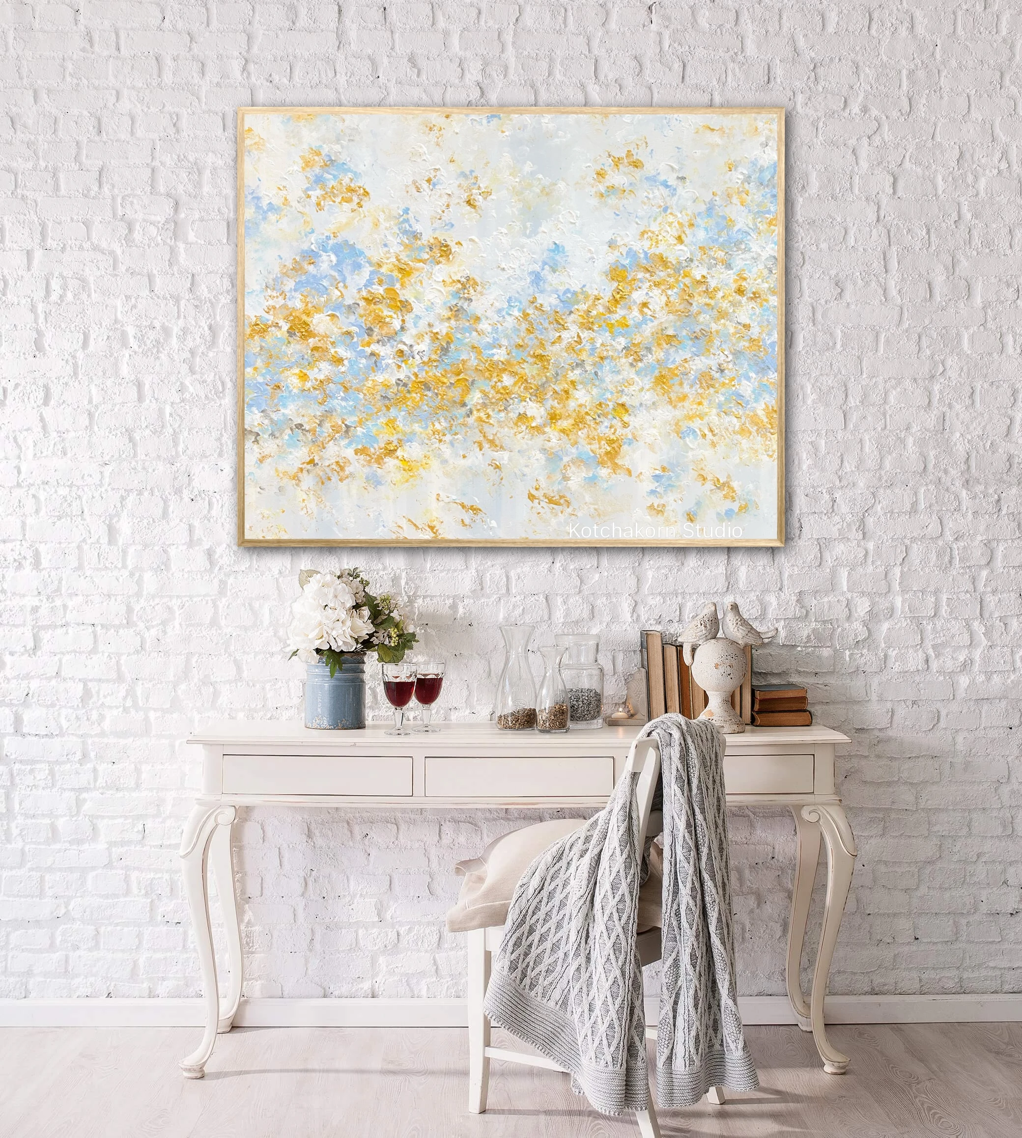 Happiness in Gold (120x100cm)