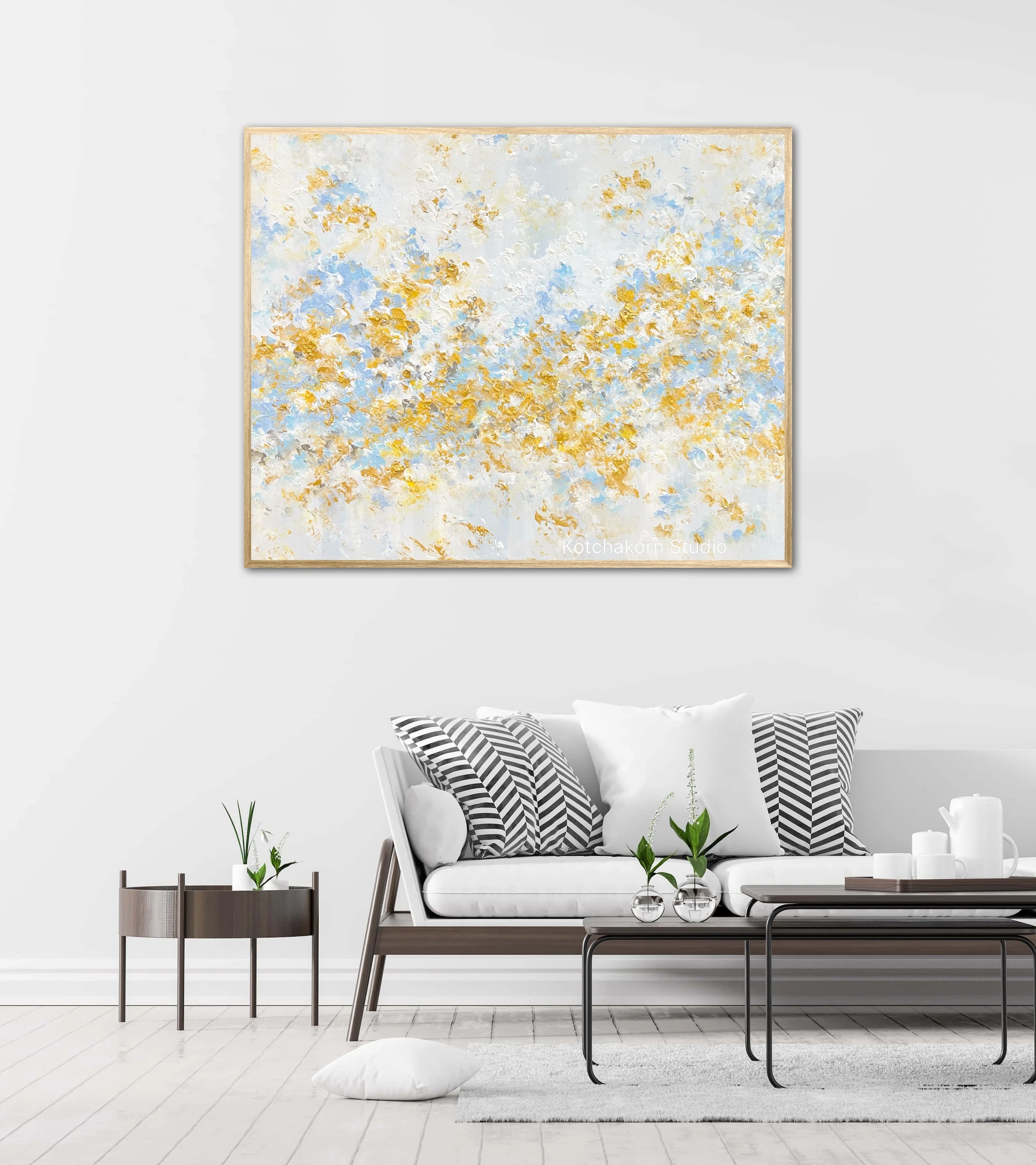 Happiness in Gold (120x100cm)