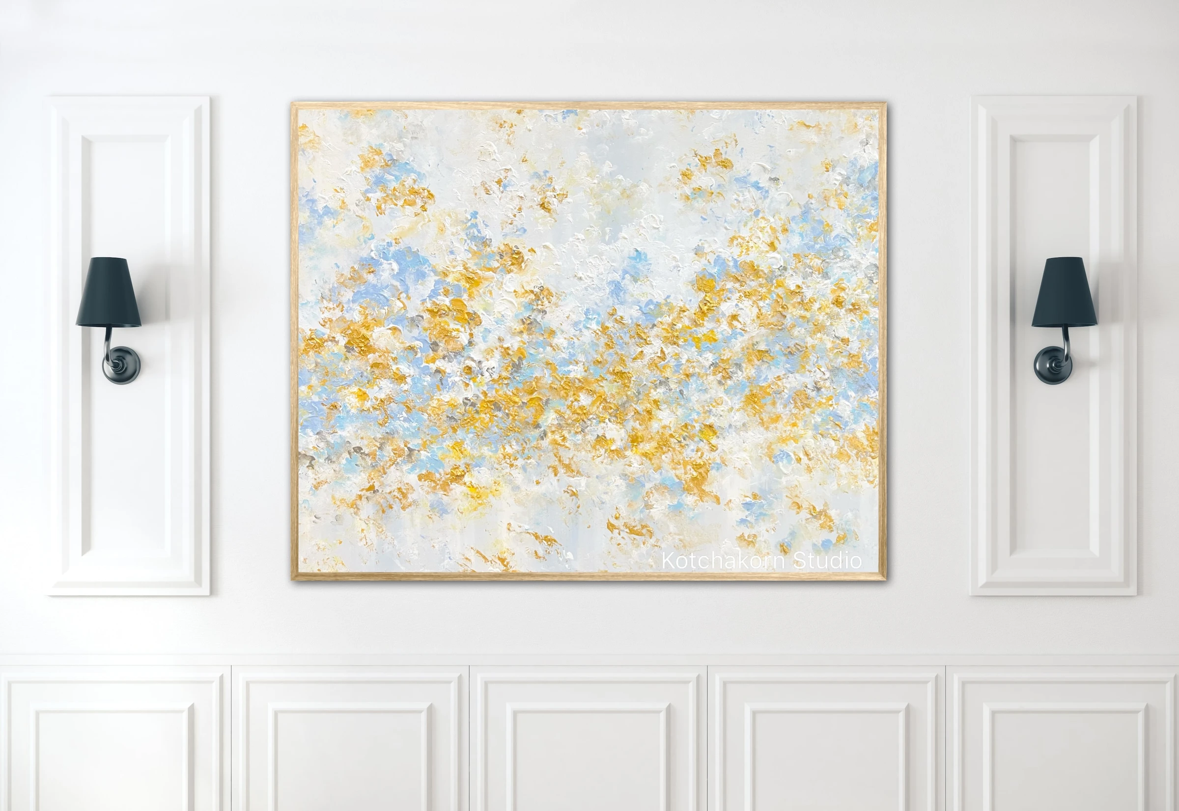 Happiness in Gold (120x100cm)