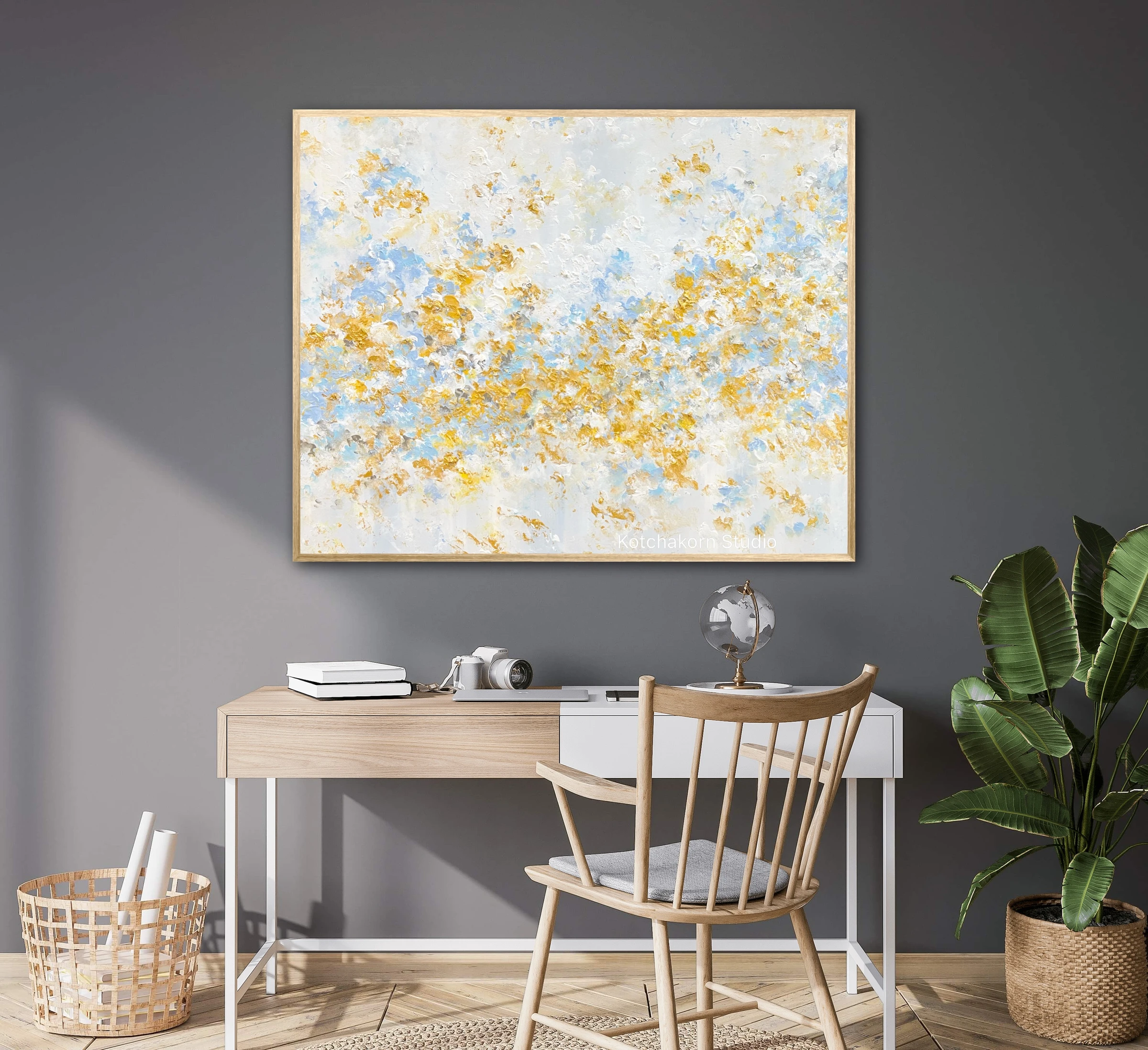 Happiness in Gold (120x100cm)