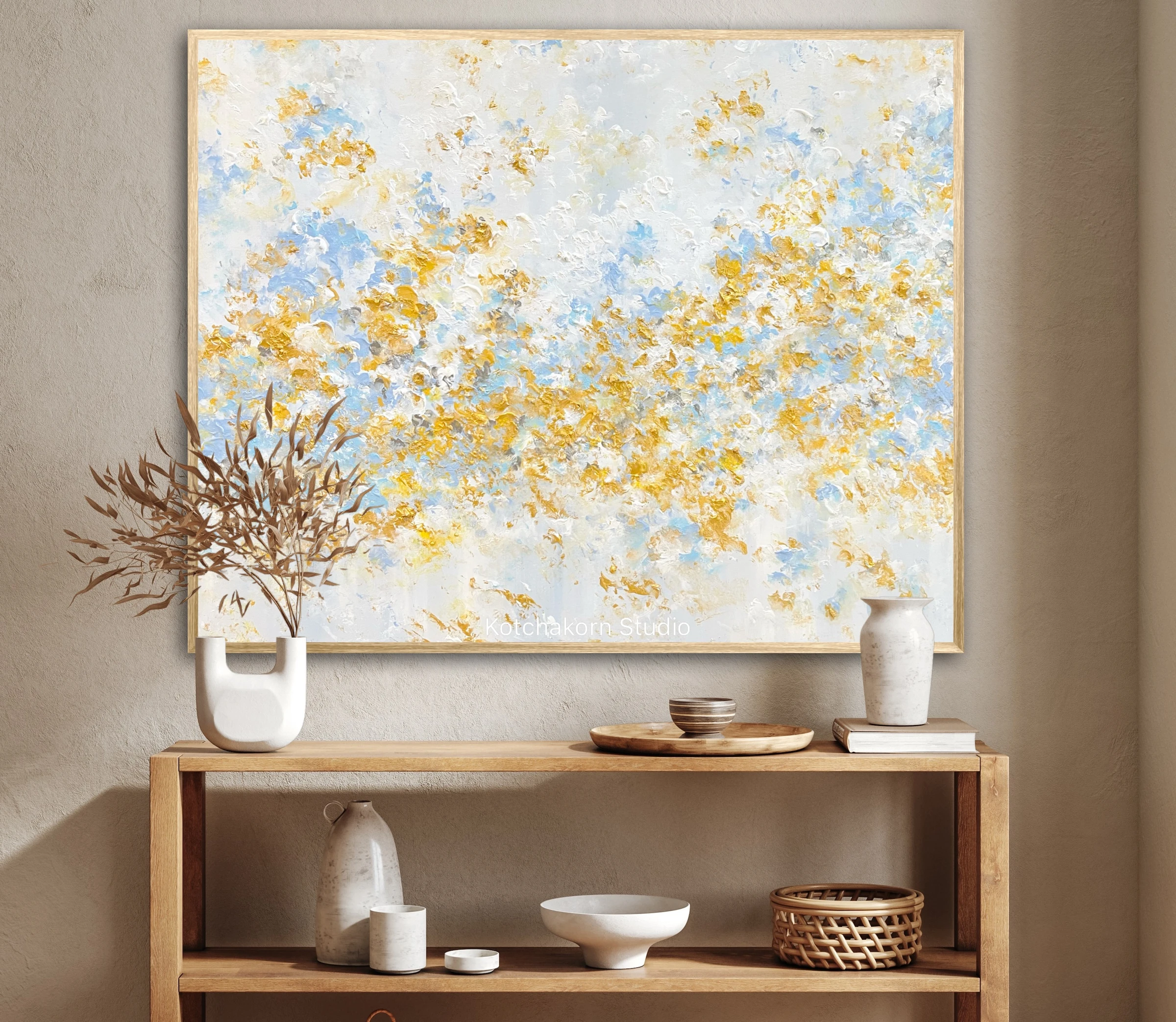 Happiness in Gold (120x100cm)